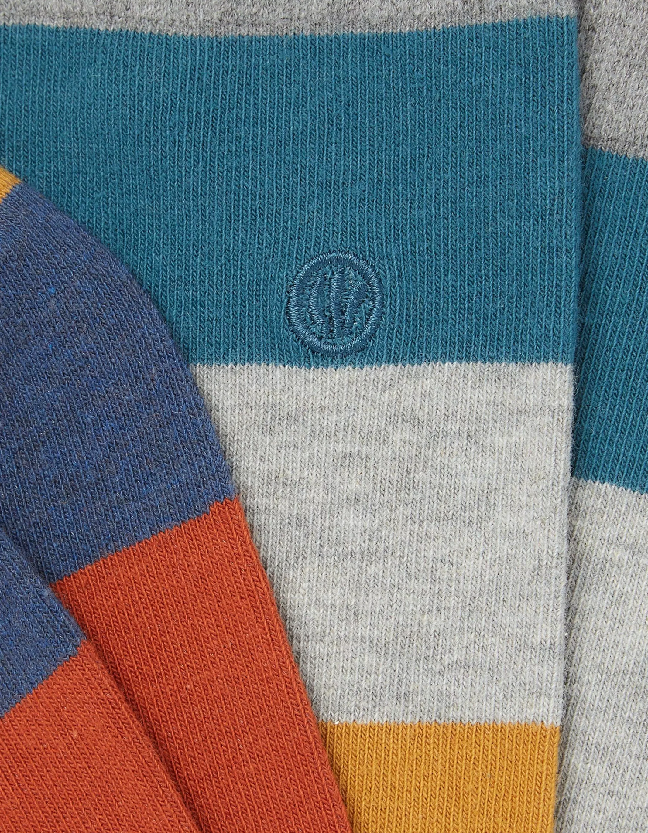 Discount FatFace 1 Pack Aidan Block Stripe Socks Multi