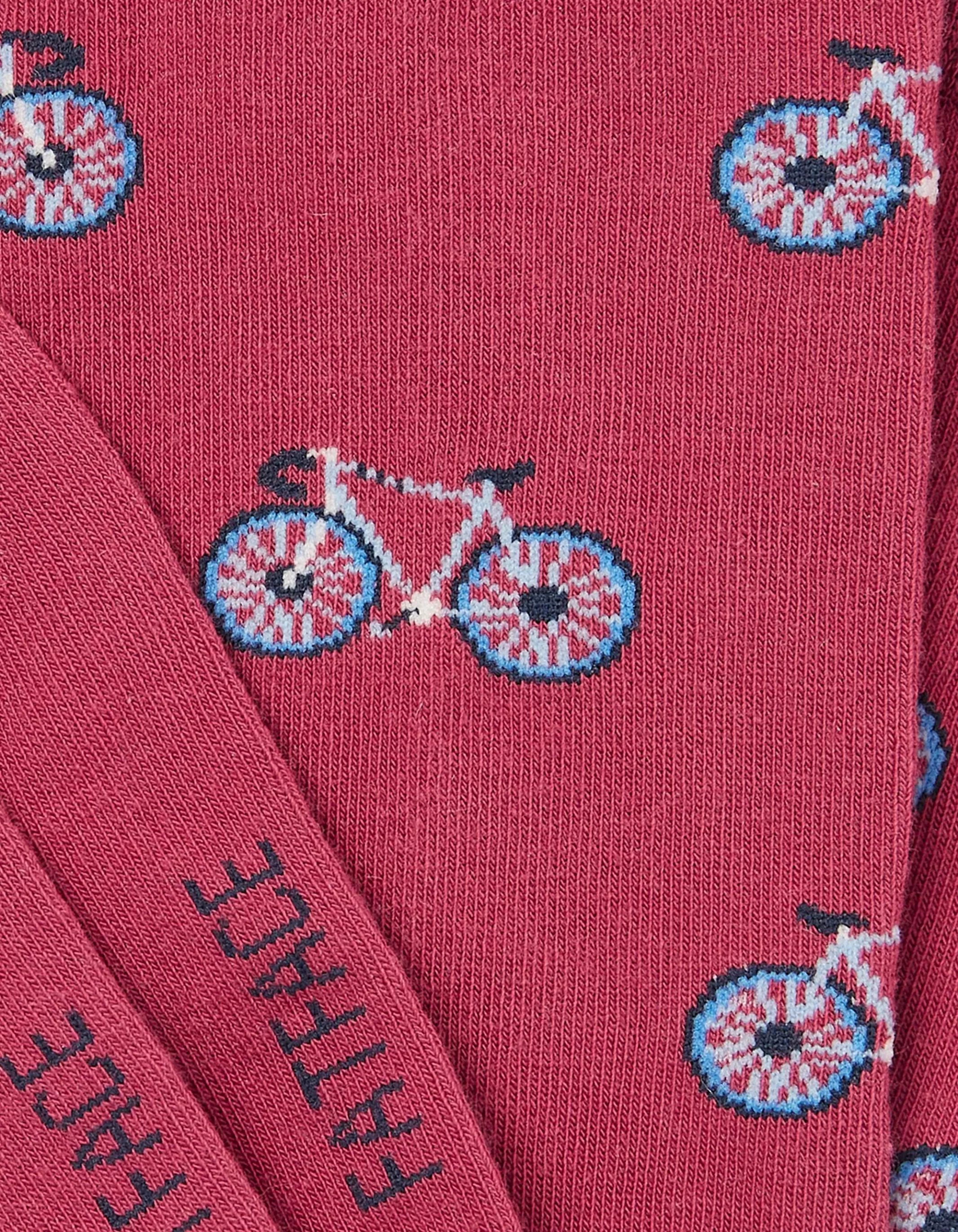 Discount FatFace 1 Pack Bike Socks Rose Pink