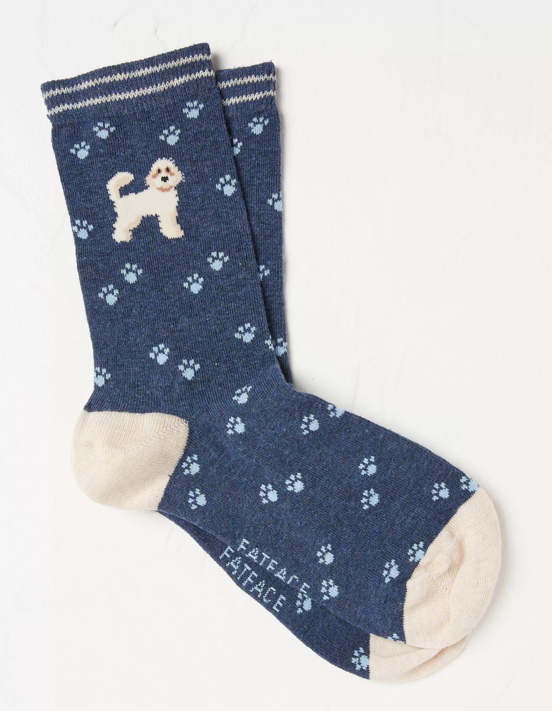 Best Sale FatFace 1 Pack Cockapoo Socks Navy Marl