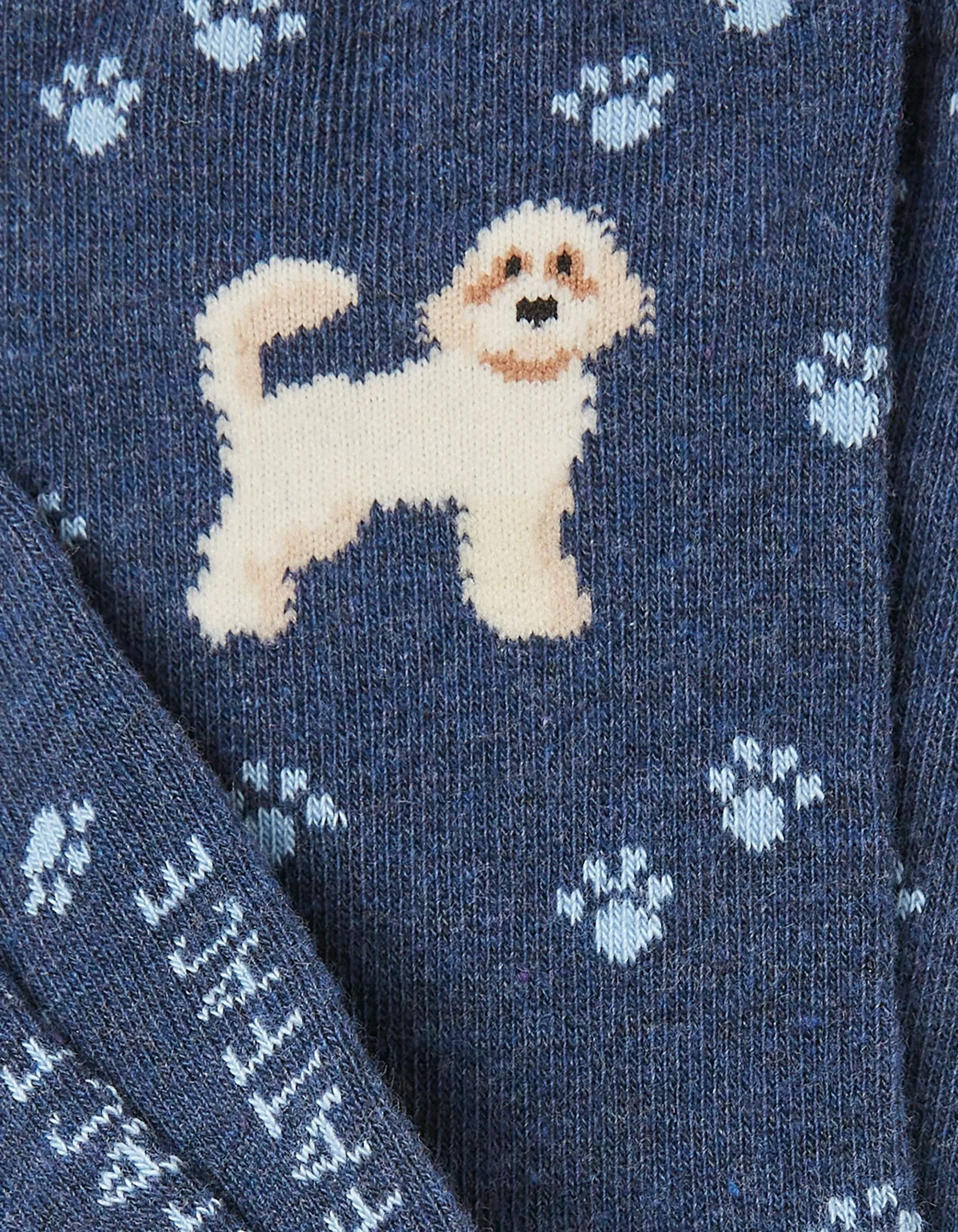 Best Sale FatFace 1 Pack Cockapoo Socks Navy Marl