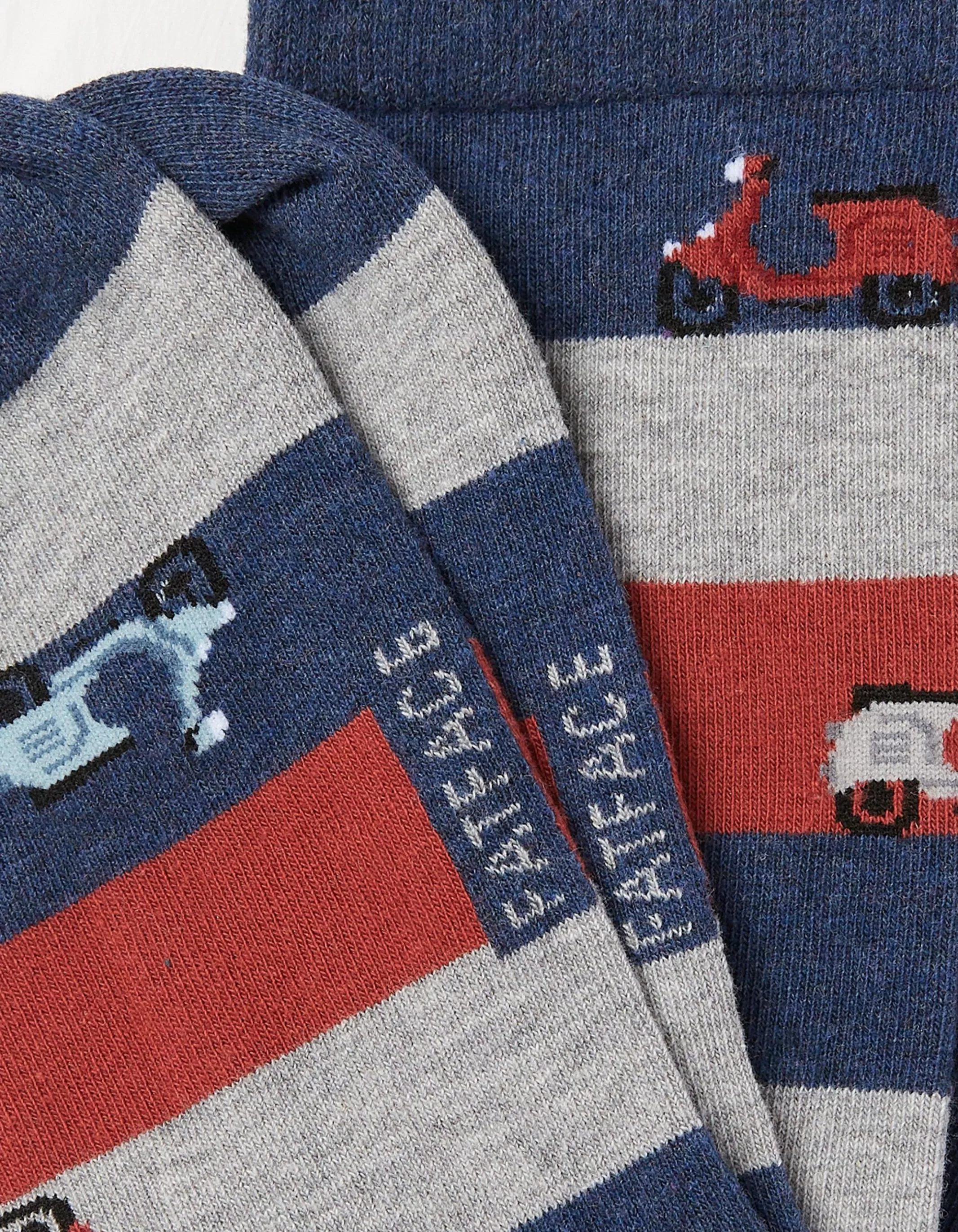Cheap FatFace 1 Pack Moped Stripe Socks Navy