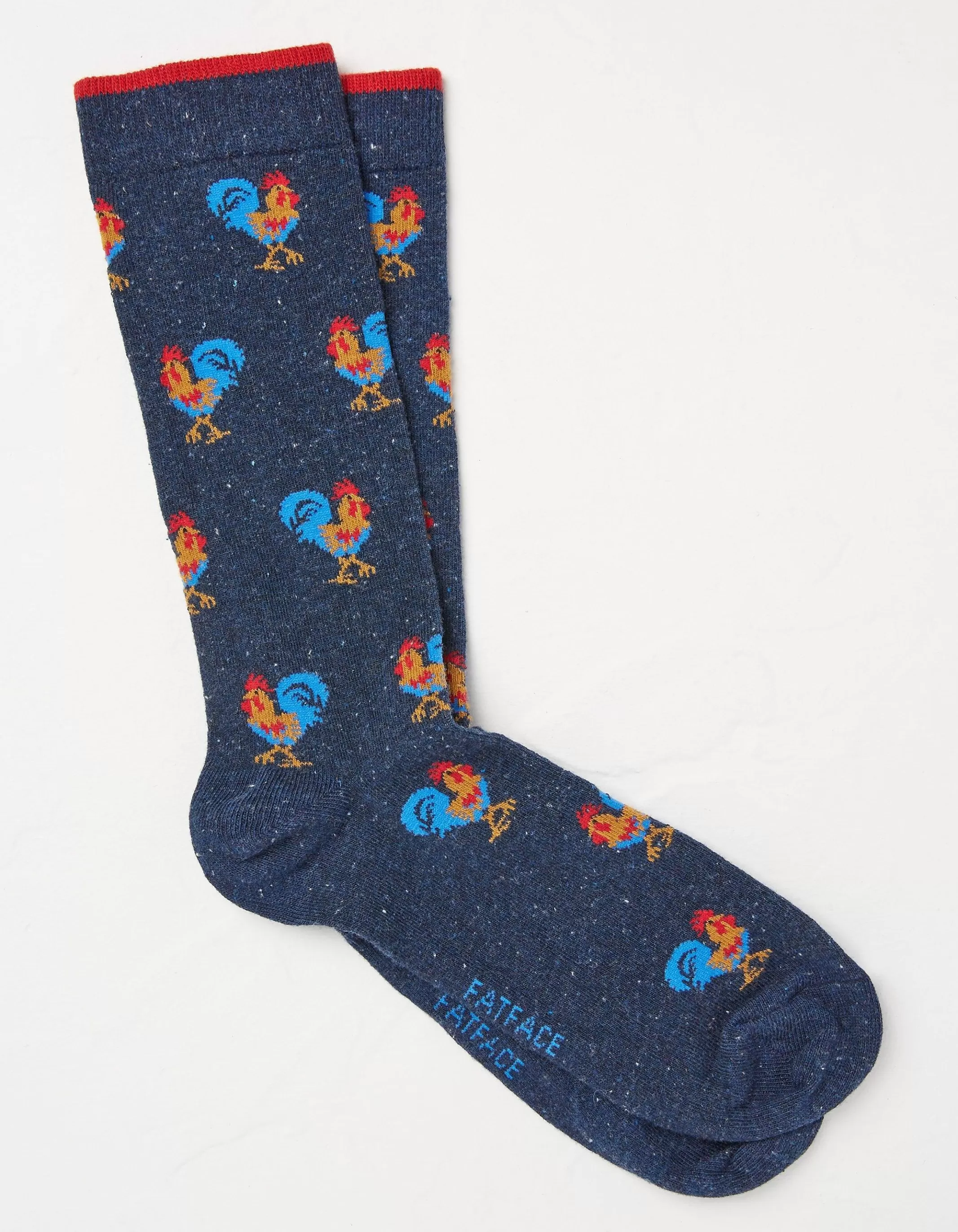 Best FatFace 1 Pack Rooster Socks Navy