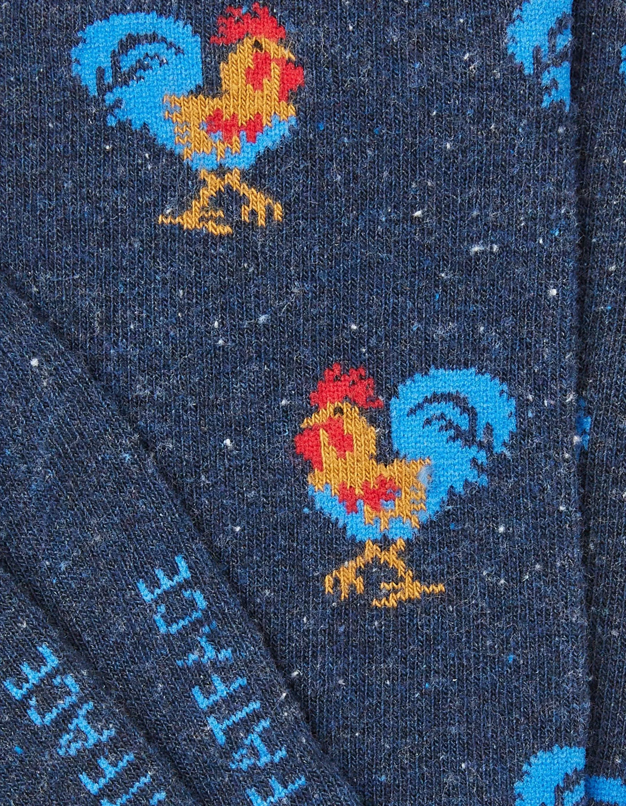 Best FatFace 1 Pack Rooster Socks Navy