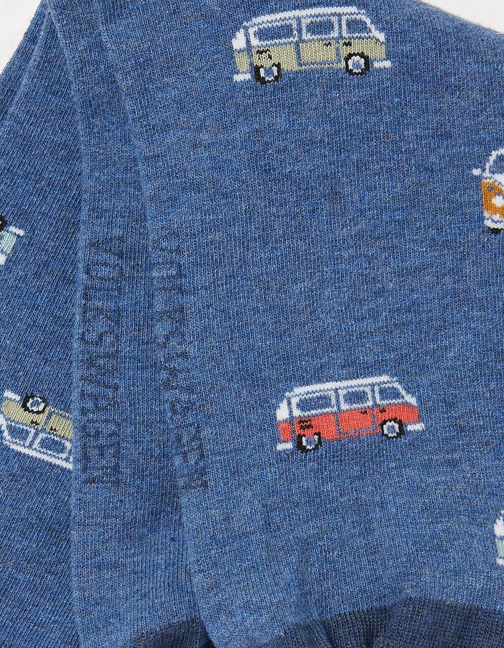 Sale FatFace 1 Pack Vw Camper Socks Navy