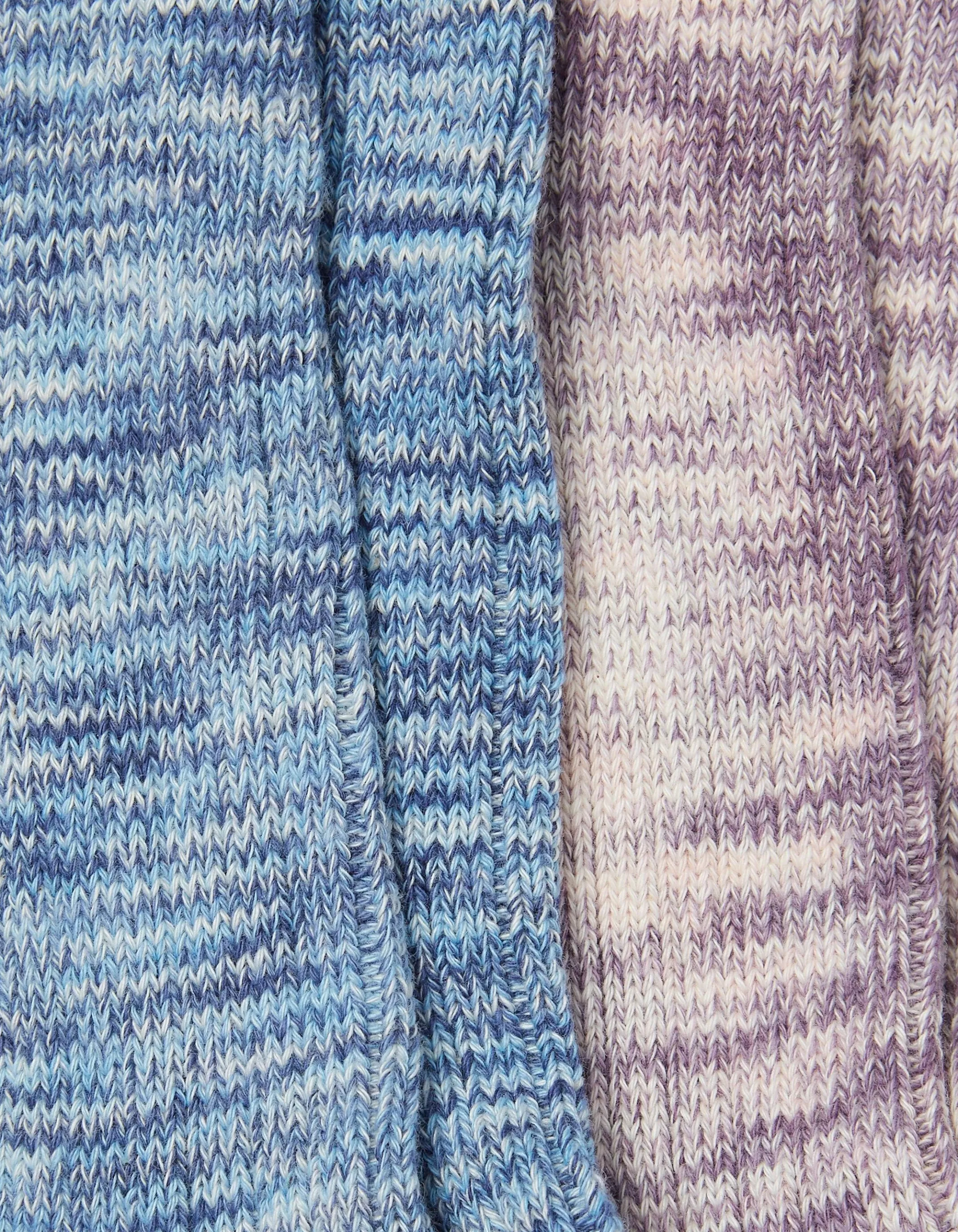 Cheap FatFace 2 Pack Space Dye Boot Socks Multi