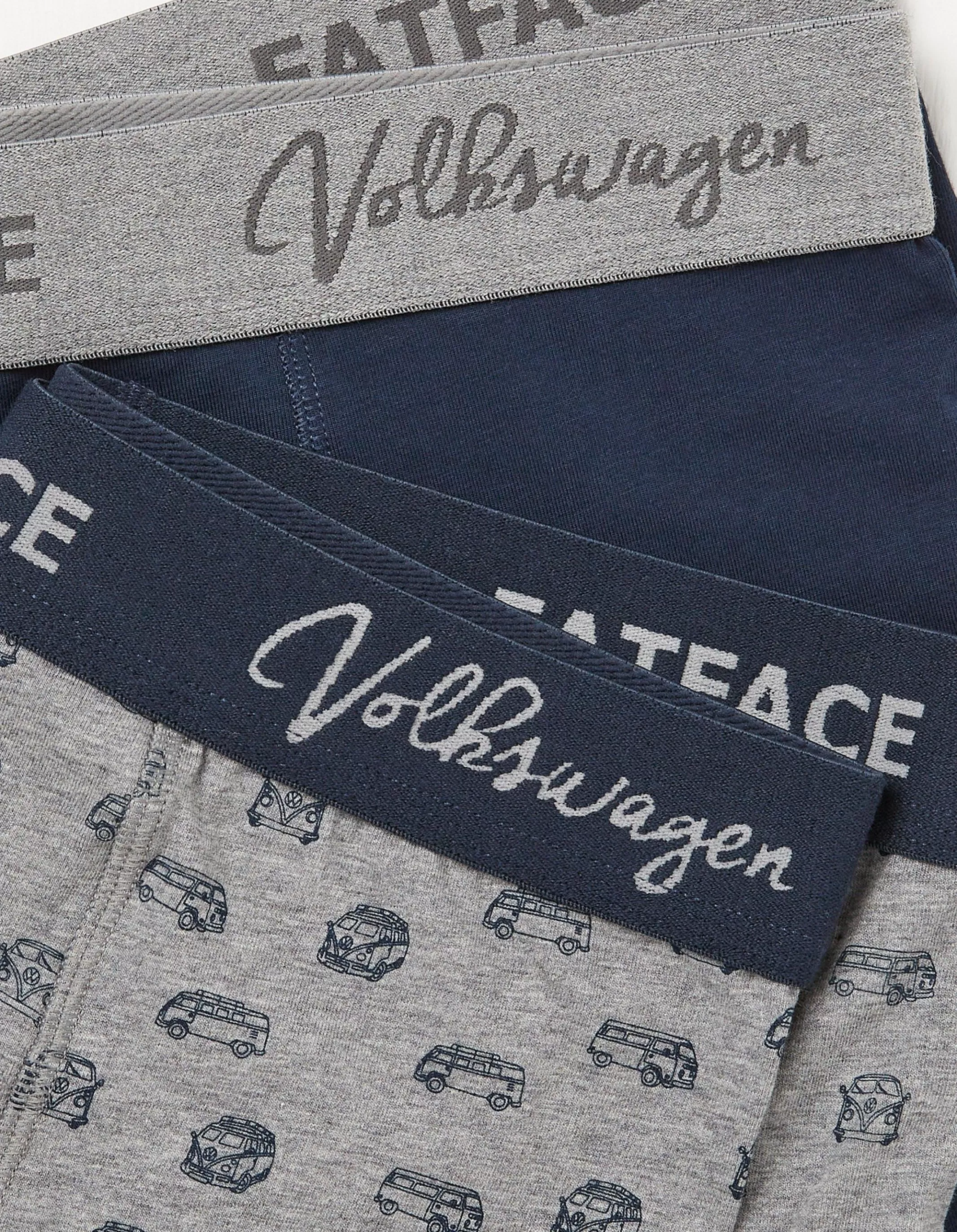 Cheap FatFace 2 Pack Vw Camper Boxers Grey Marl