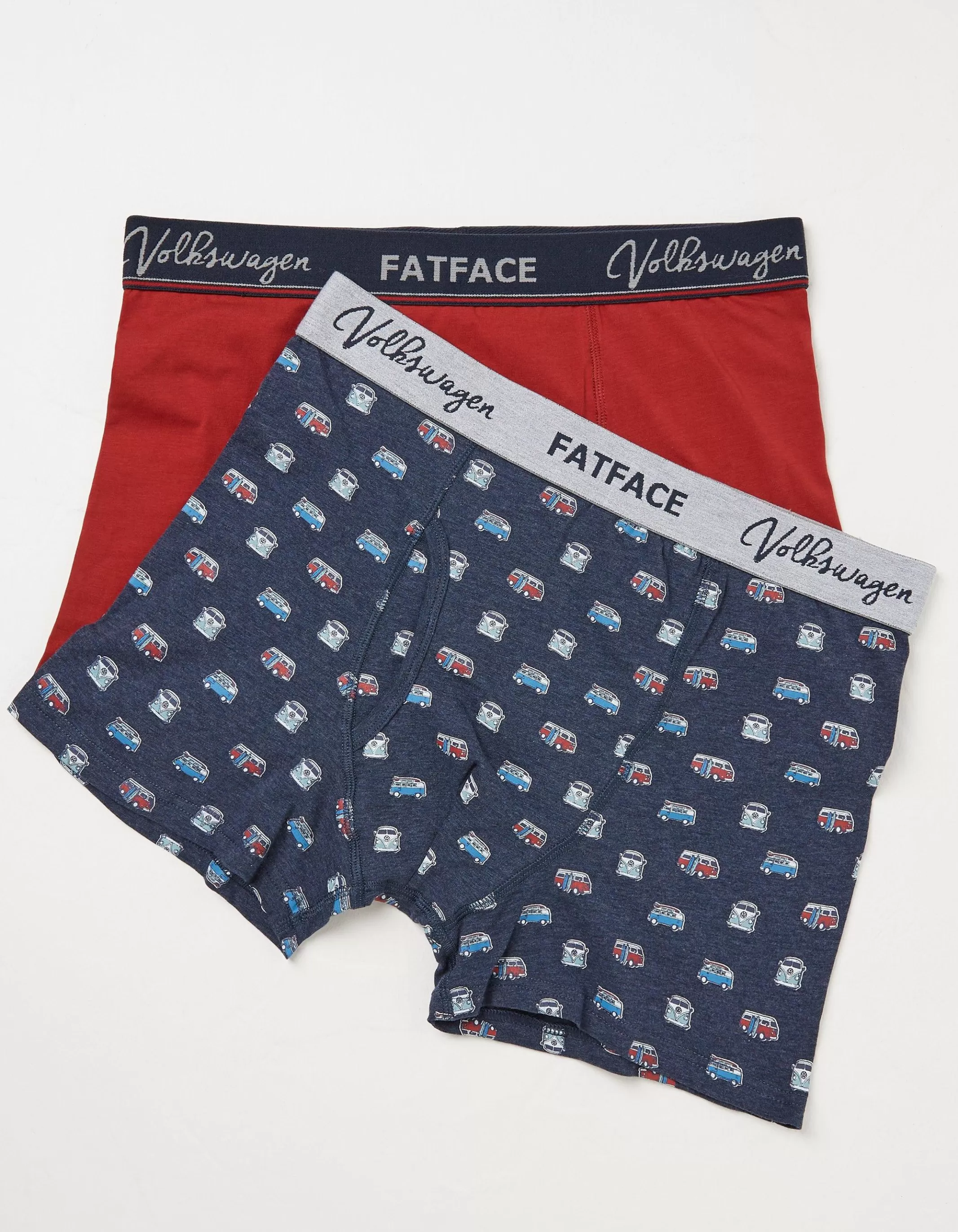 Outlet FatFace 2 Pack Vw Surf Camper Boxers Navy