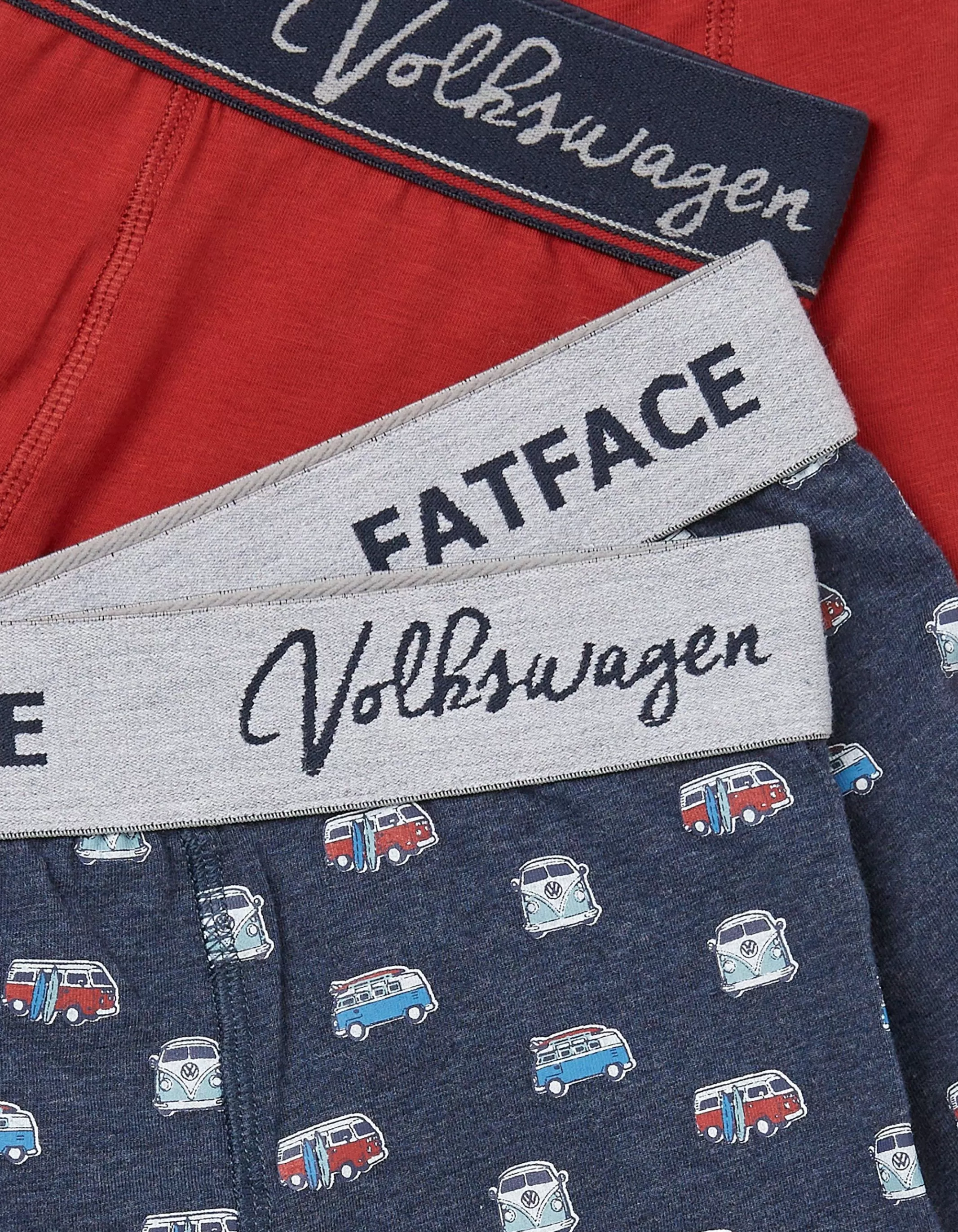 Outlet FatFace 2 Pack Vw Surf Camper Boxers Navy