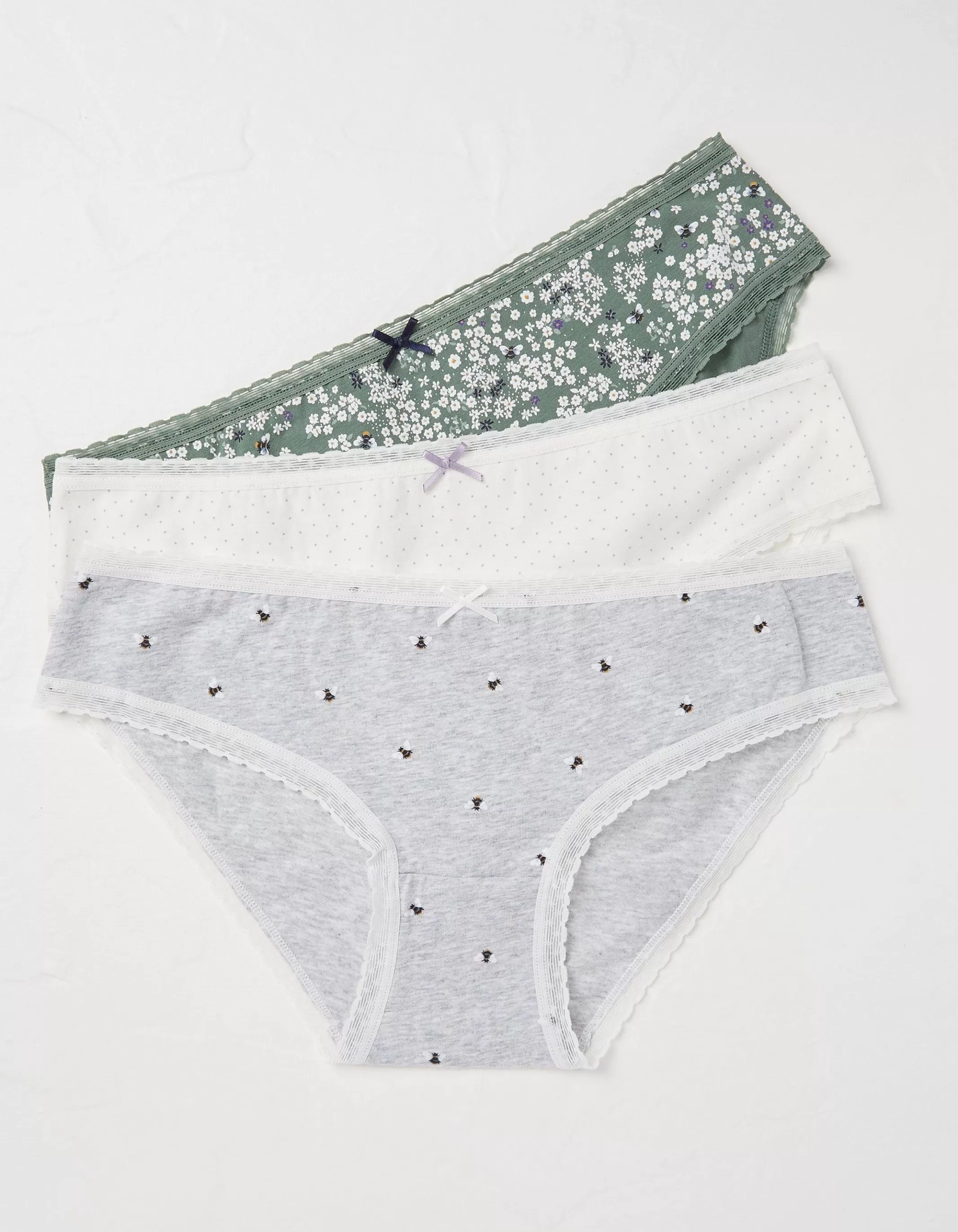 Online FatFace 3 Pack Bee Mini Knickers Multi