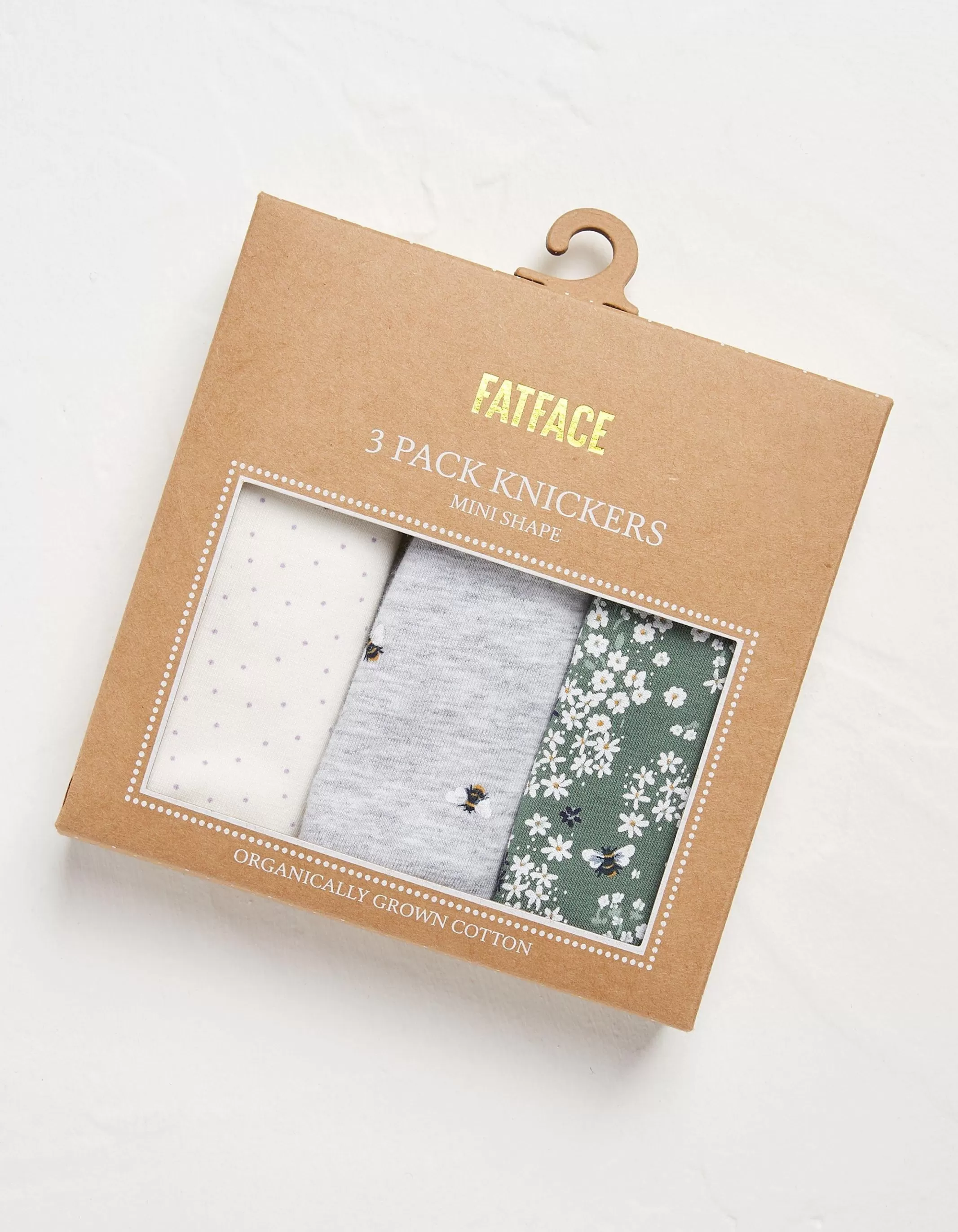 Online FatFace 3 Pack Bee Mini Knickers Multi
