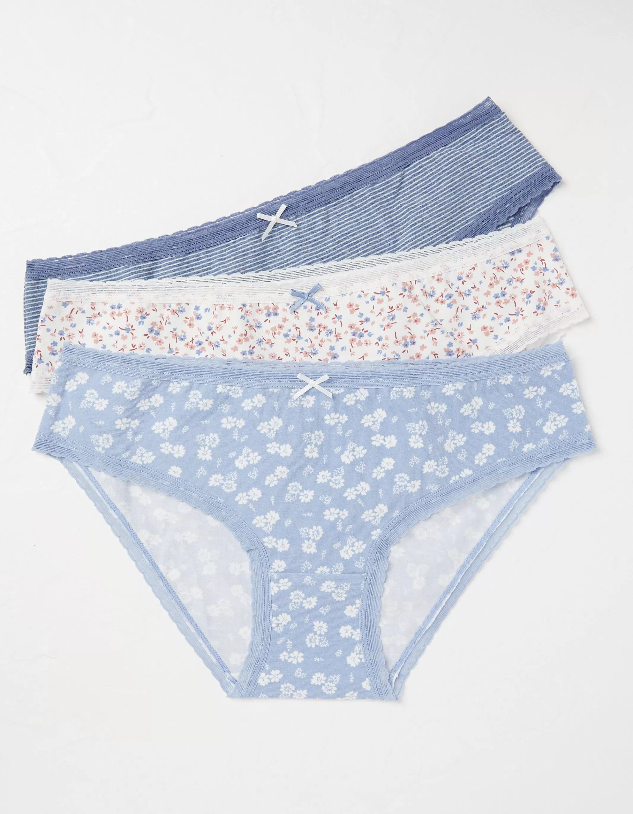 Flash Sale FatFace 3 Pack Floral Mini Knickers Multi