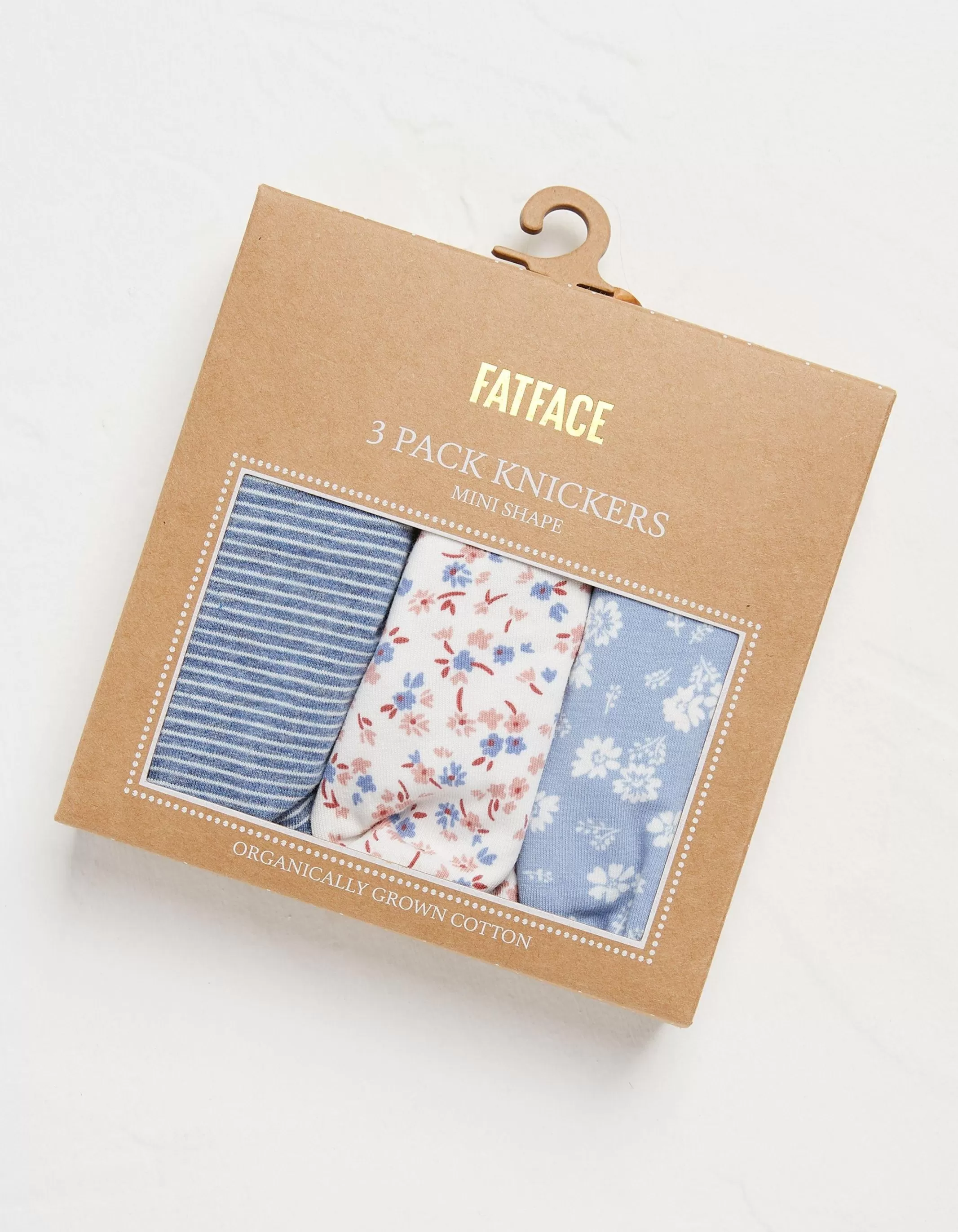 Flash Sale FatFace 3 Pack Floral Mini Knickers Multi