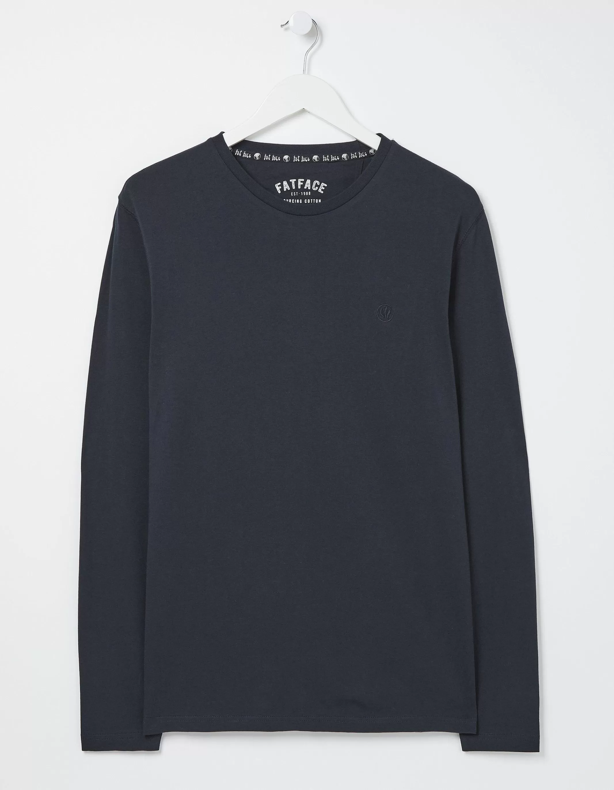 Cheap FatFace 3 Pack Long Sleeve T-Shirts Navy