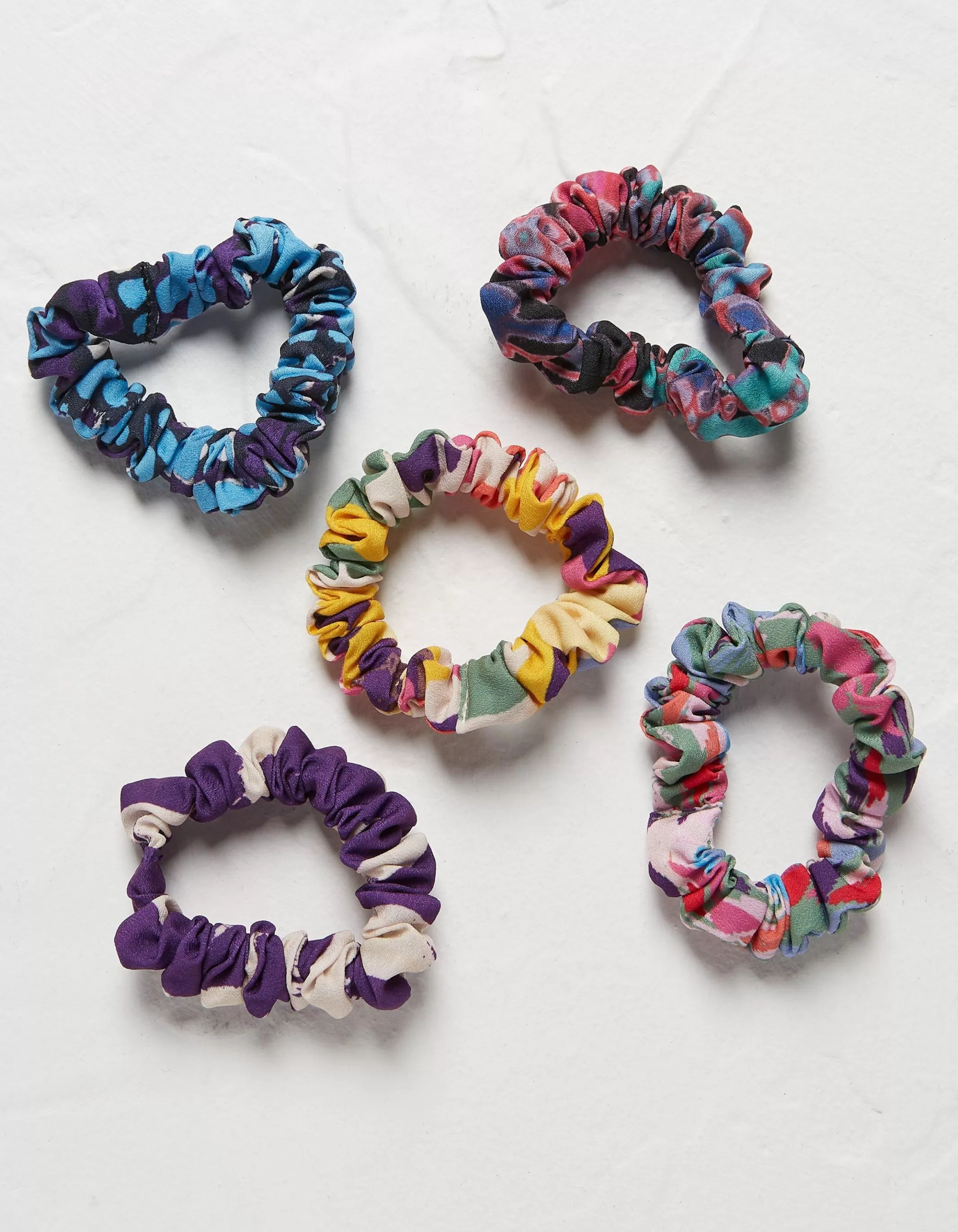 Best Sale FatFace 5 Pack Art Club Scrunchies Multi