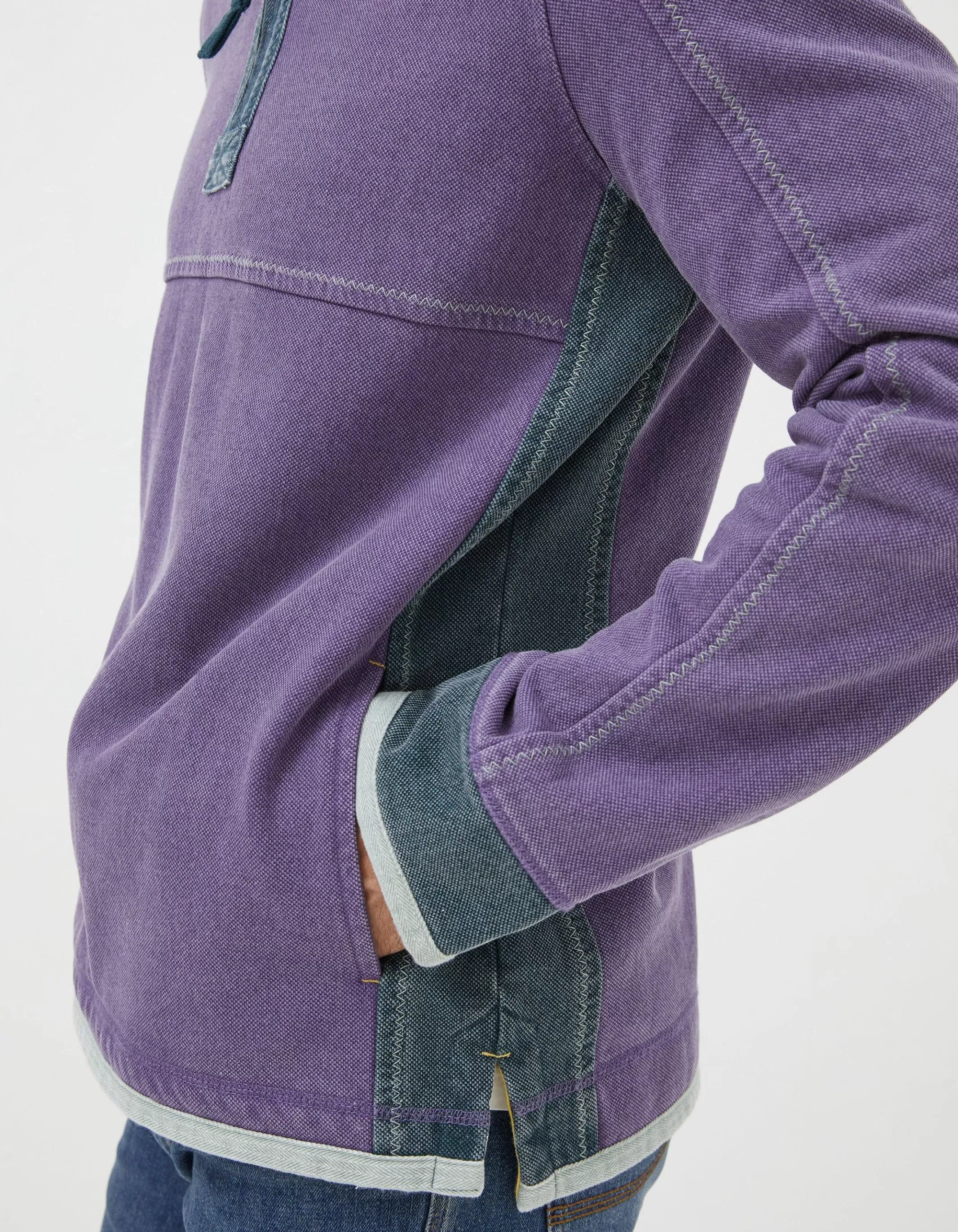 Cheap FatFace Airlie Pocket Sweatshirt Purple