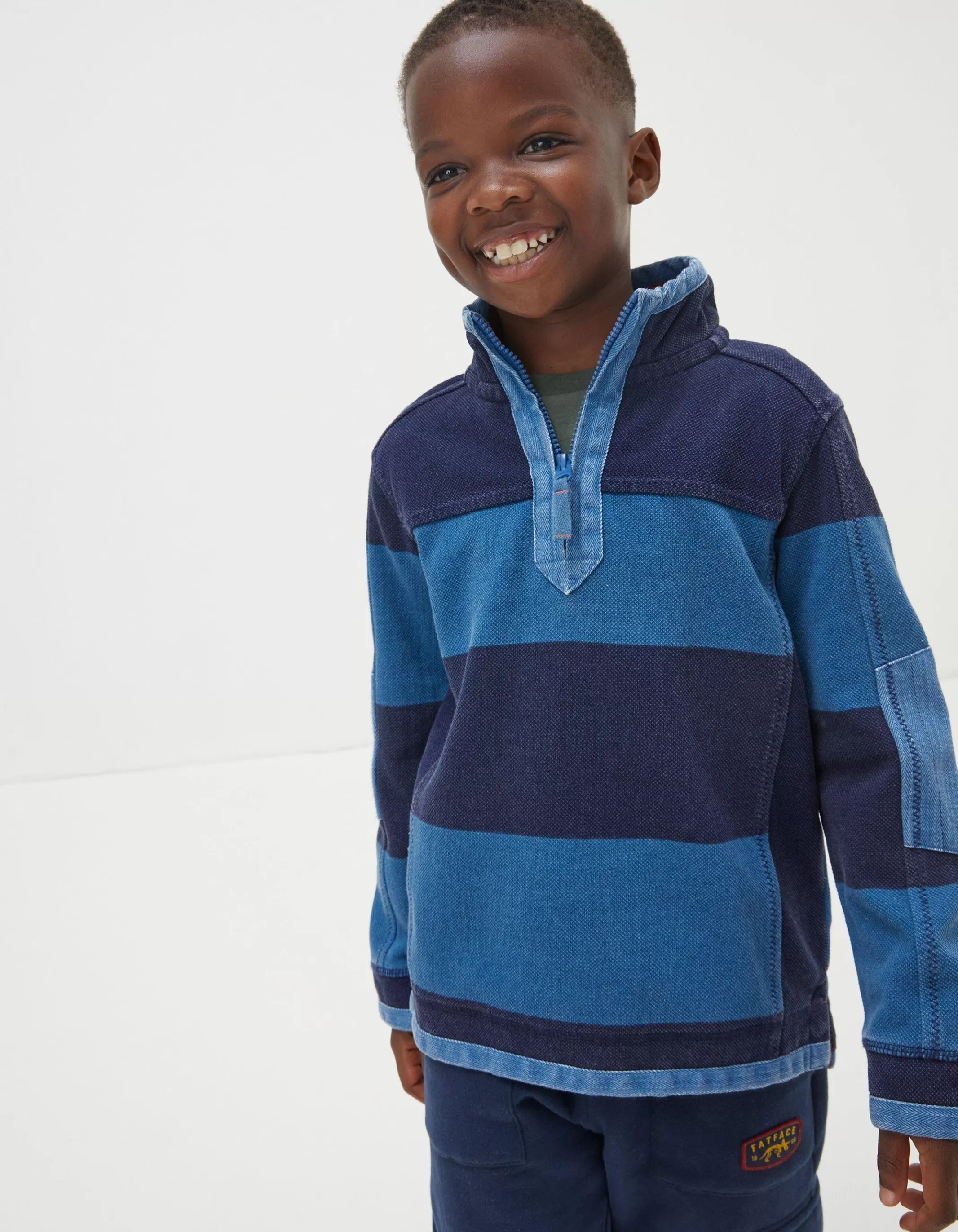 Hot FatFace Airlie Sweatshirt Navy