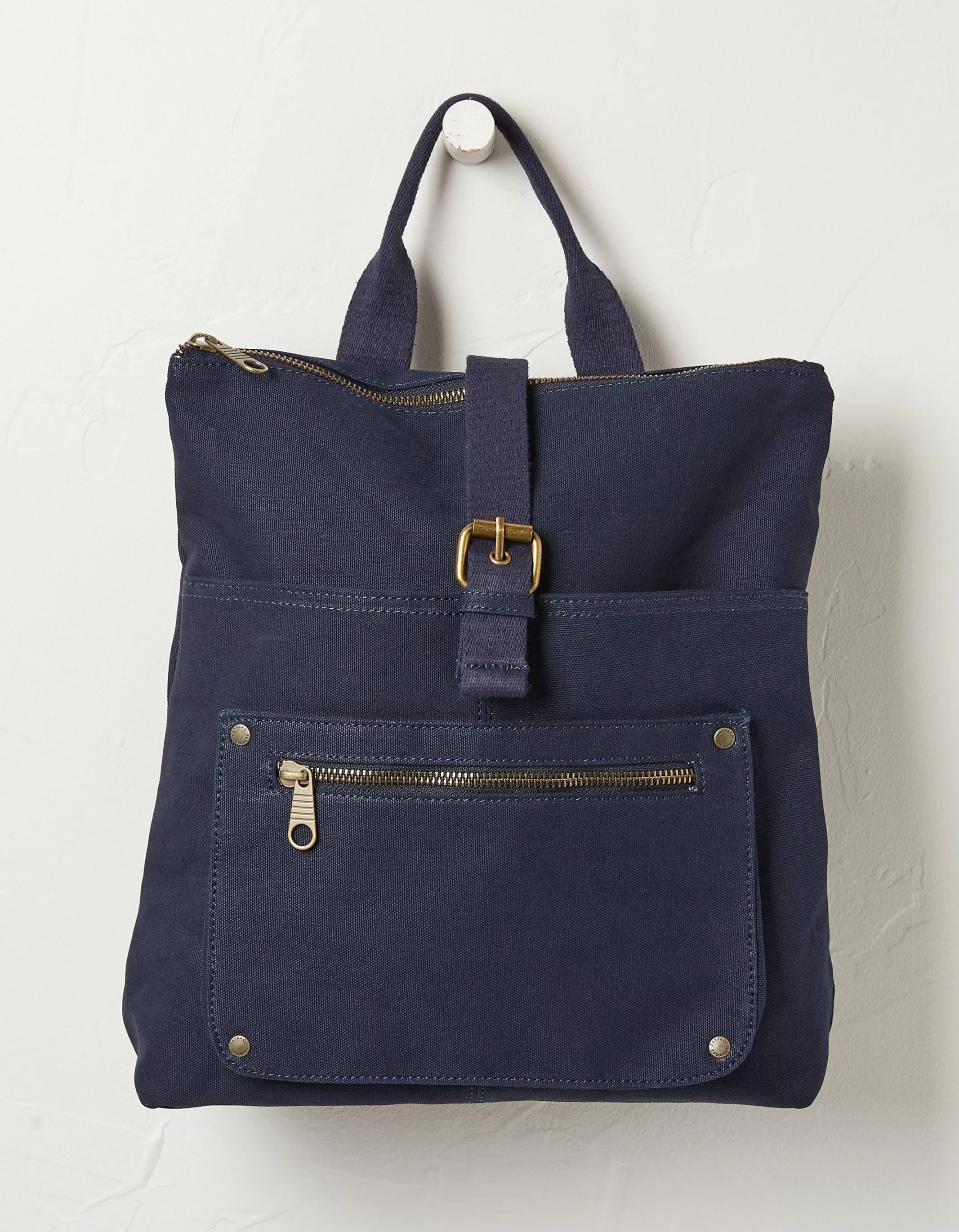 Best Sale FatFace Alba Canvas Backpack Navy