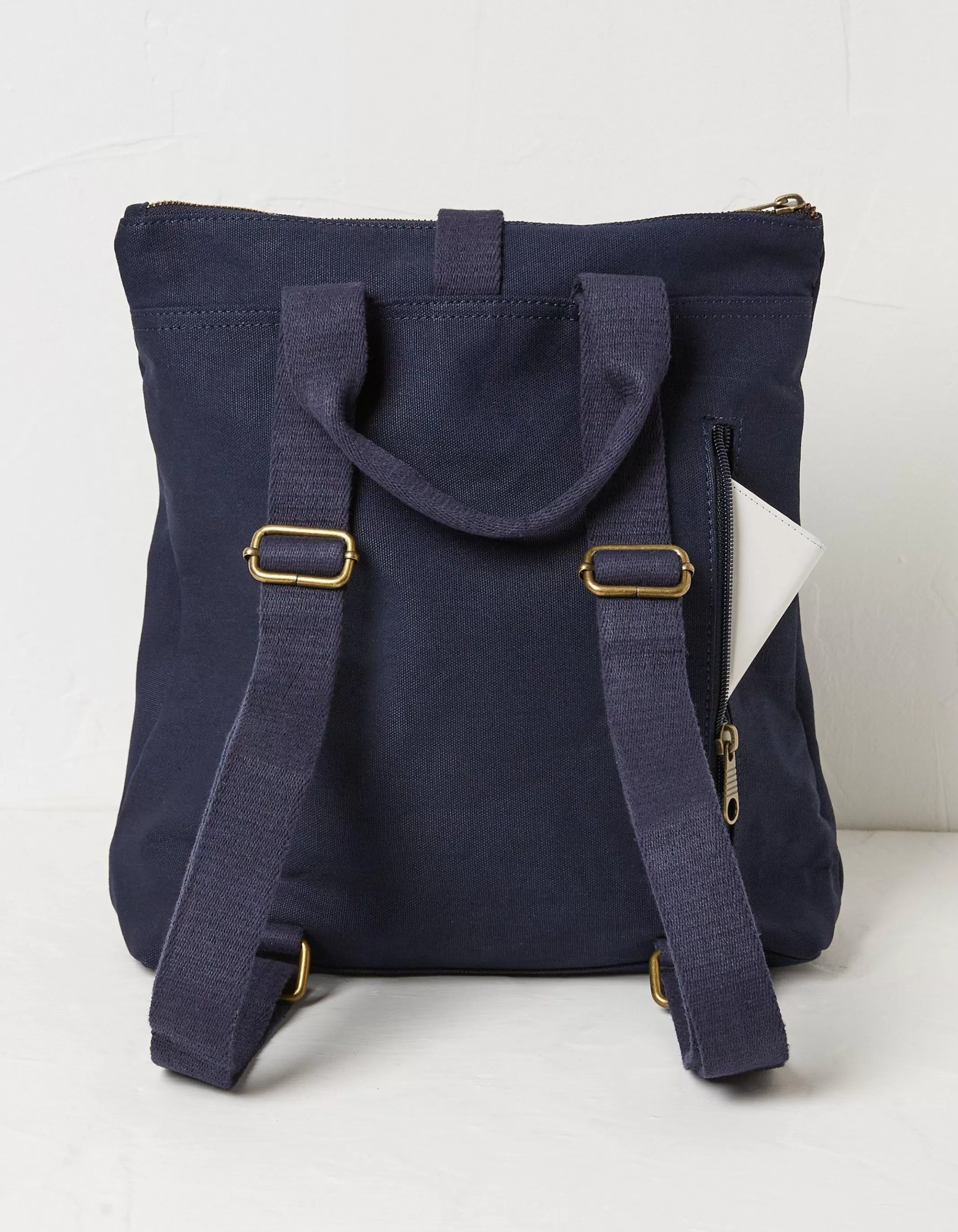Best Sale FatFace Alba Canvas Backpack Navy