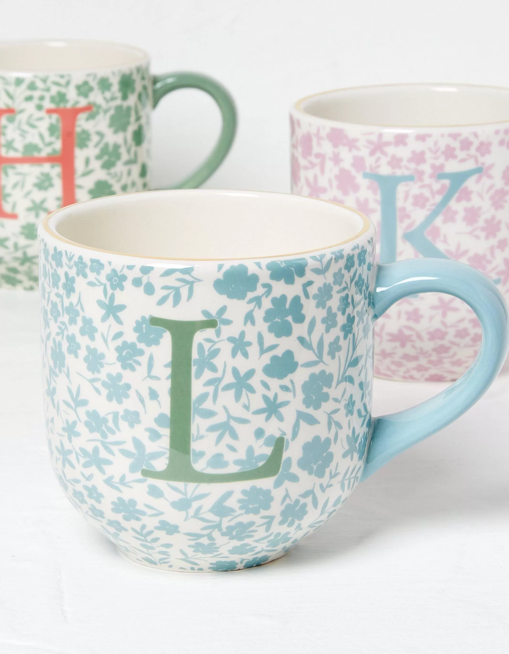 Outlet FatFace Alphabet Mug A-L Multi