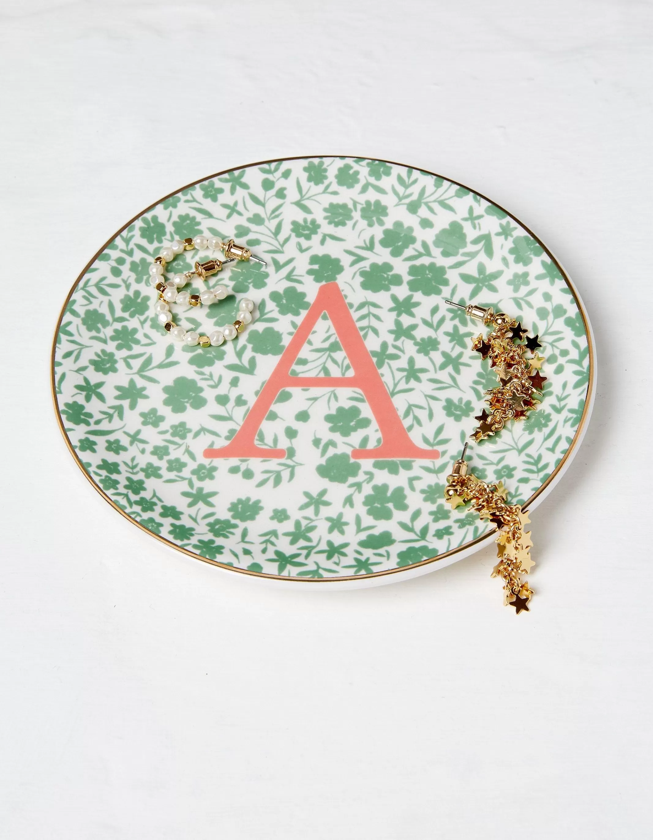 Fashion FatFace Alphabet Trinket Dish A-L Multi