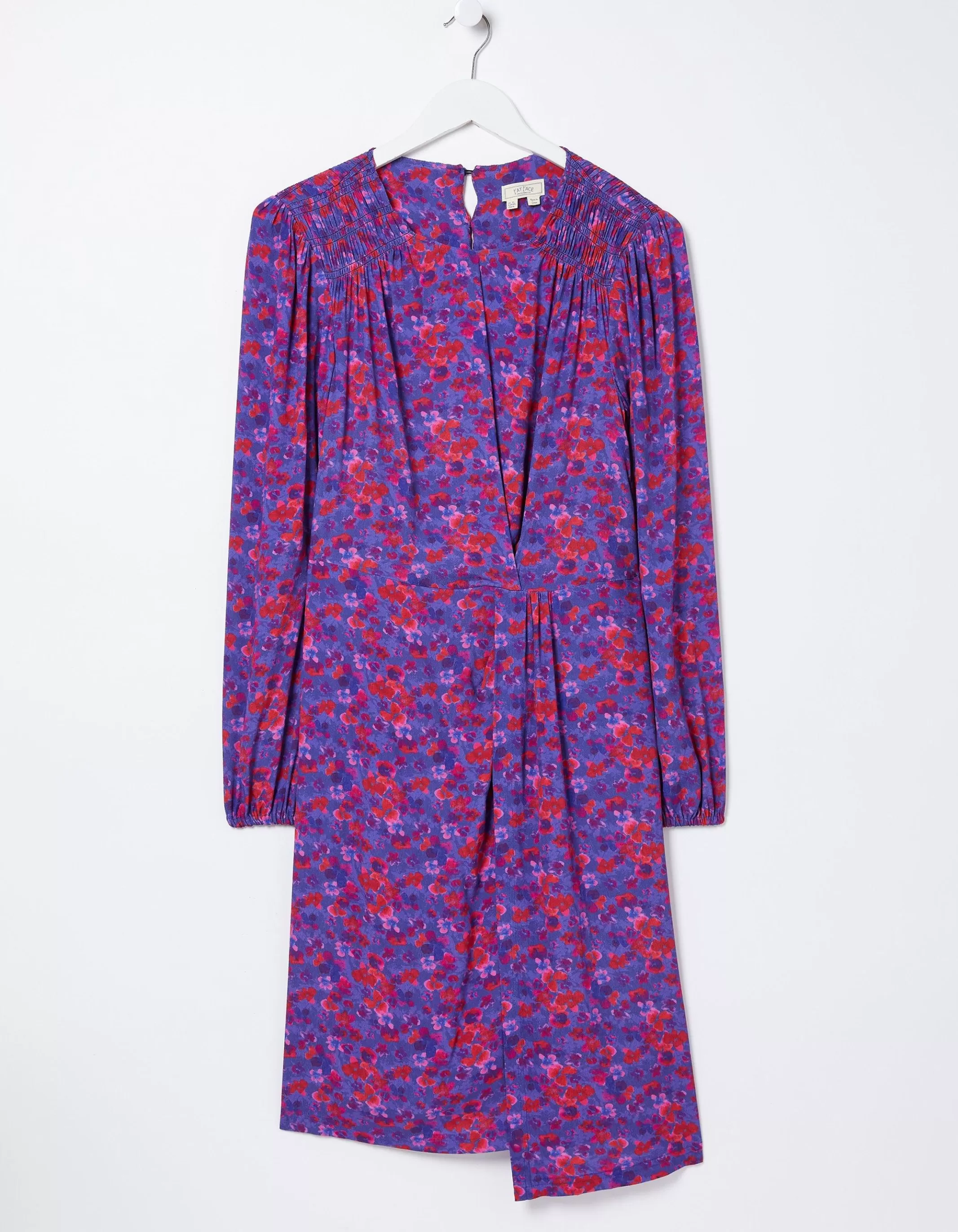 Best Sale FatFace Annie Painterly Floral Dress Purple