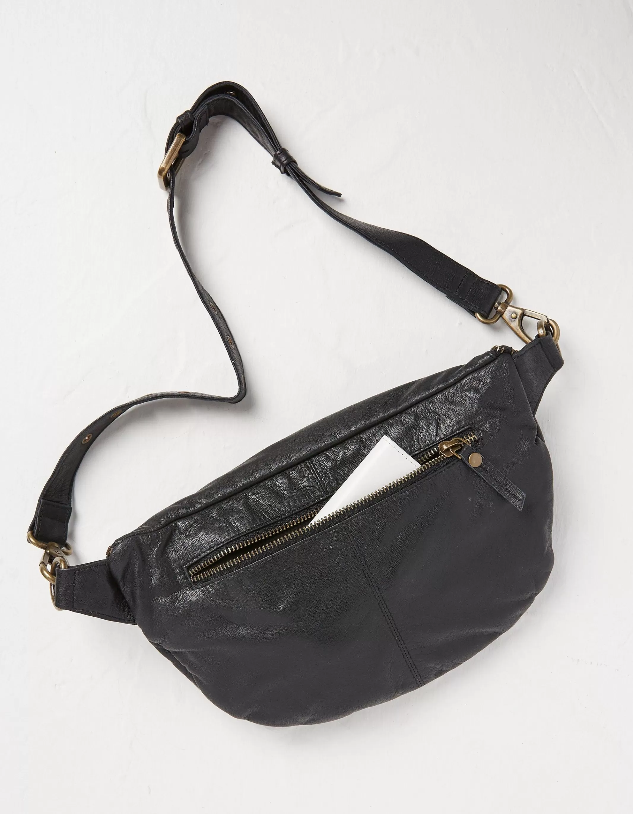 Sale FatFace Arven Sling Crossbody Bag Black