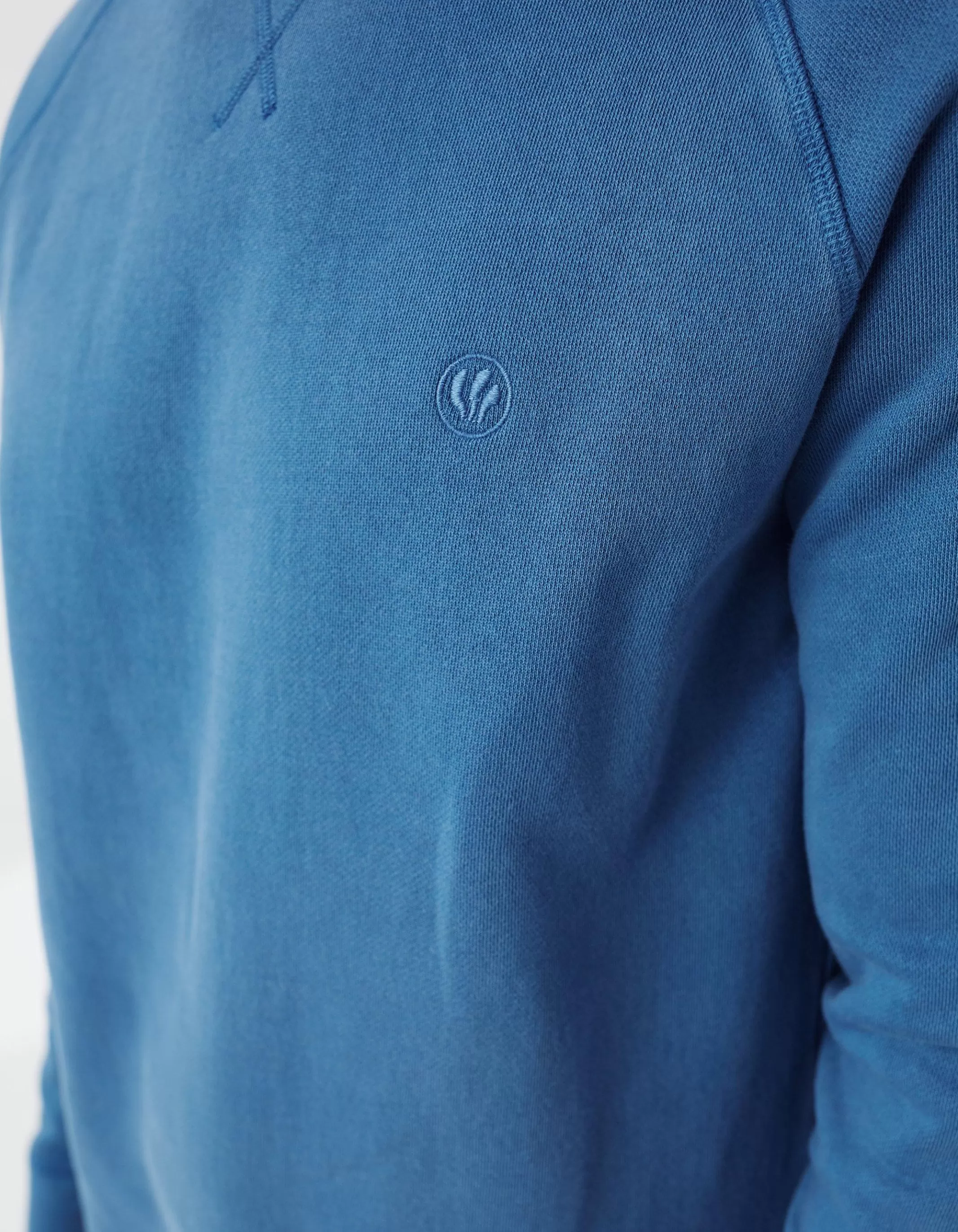 Online FatFace Bay Crew Neck Sweat Cobalt Blue