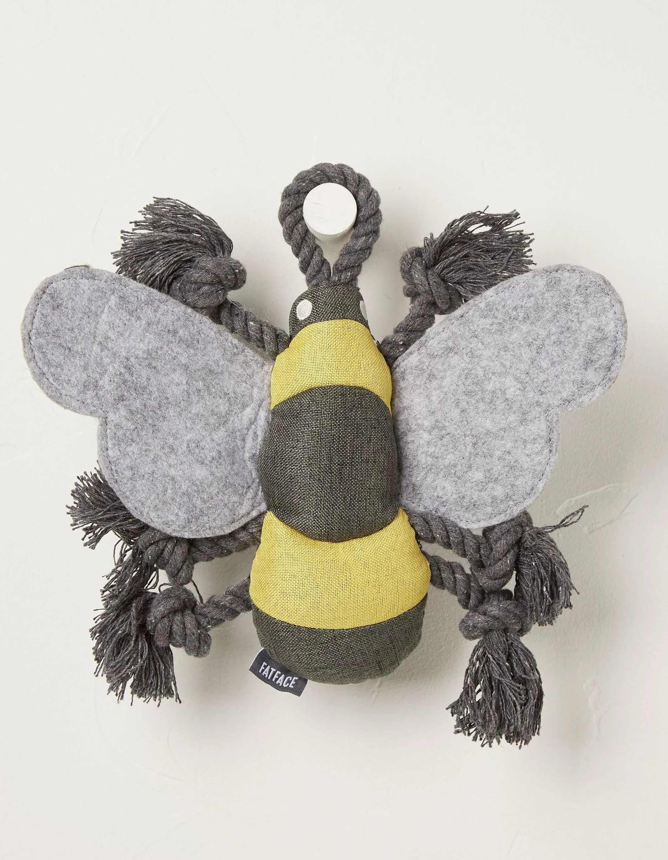 Discount FatFace Bee Dog Toy Yellow