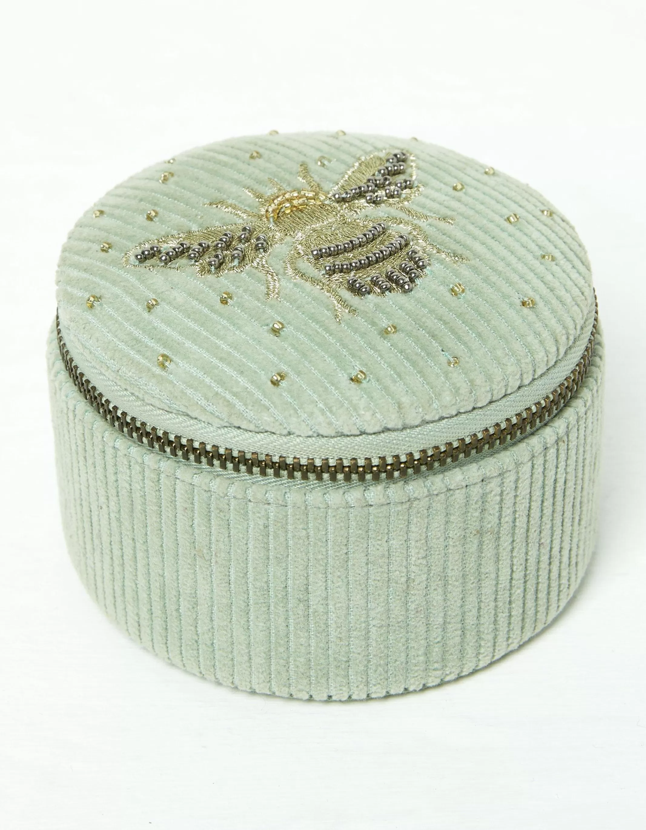 Best Sale FatFace Bee Travel Jewellery Box Light Green