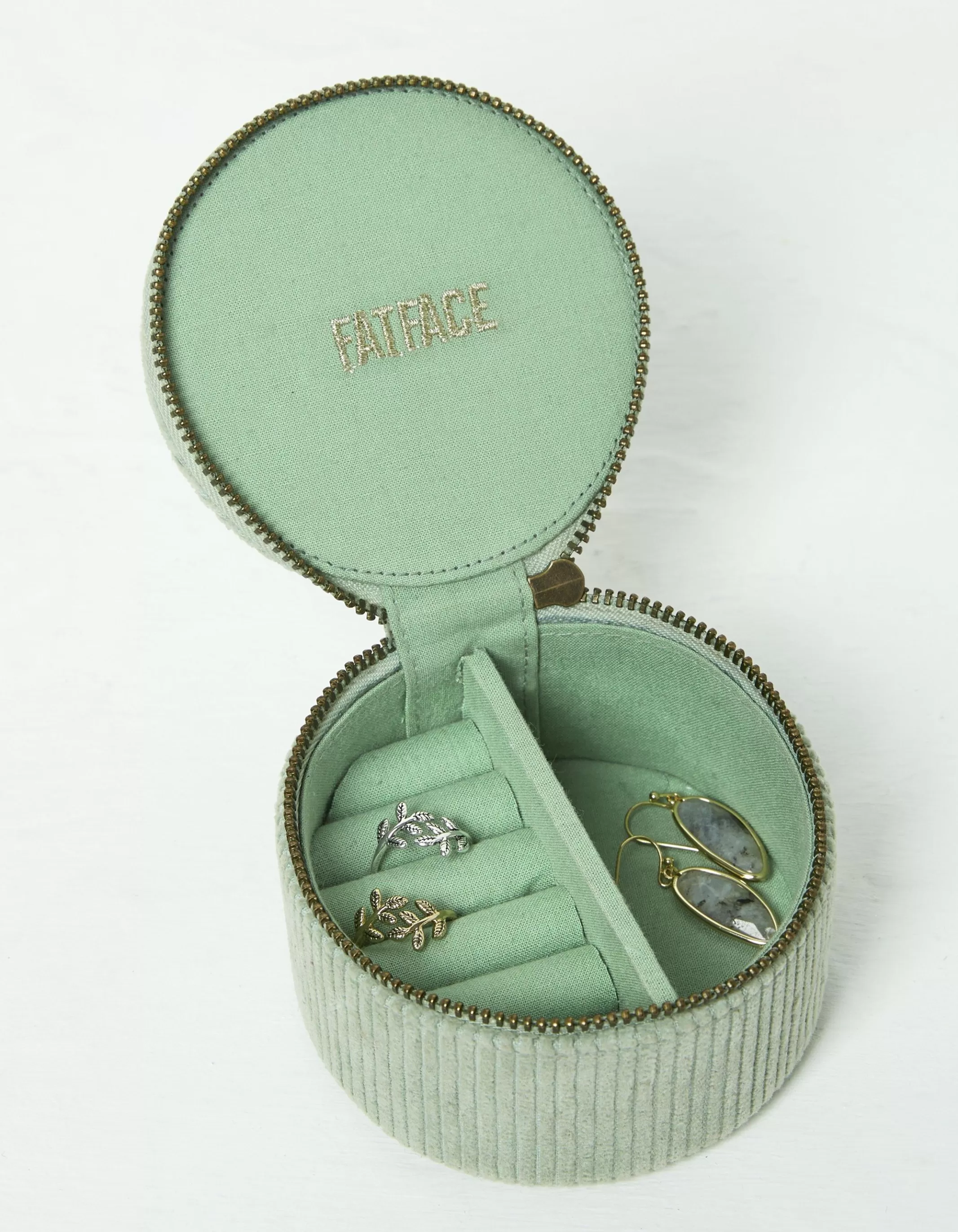 Best Sale FatFace Bee Travel Jewellery Box Light Green