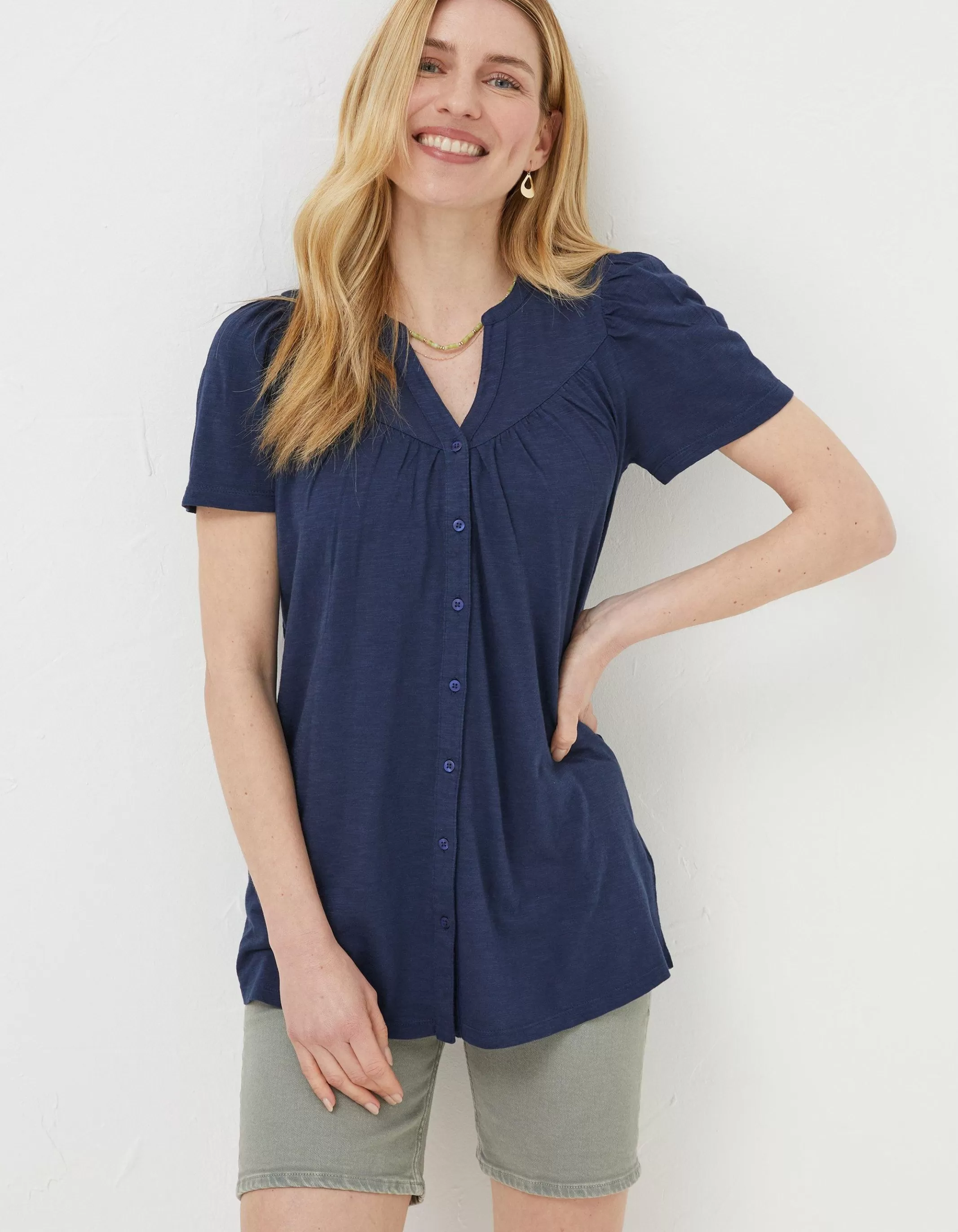 Hot FatFace Betty Tunic Navy