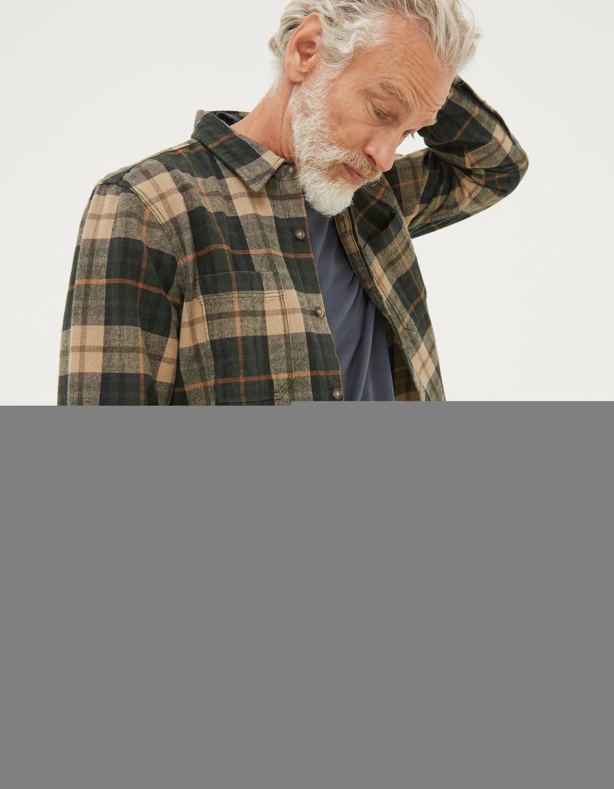 Shop FatFace Blake Check Shirt Dark Teal