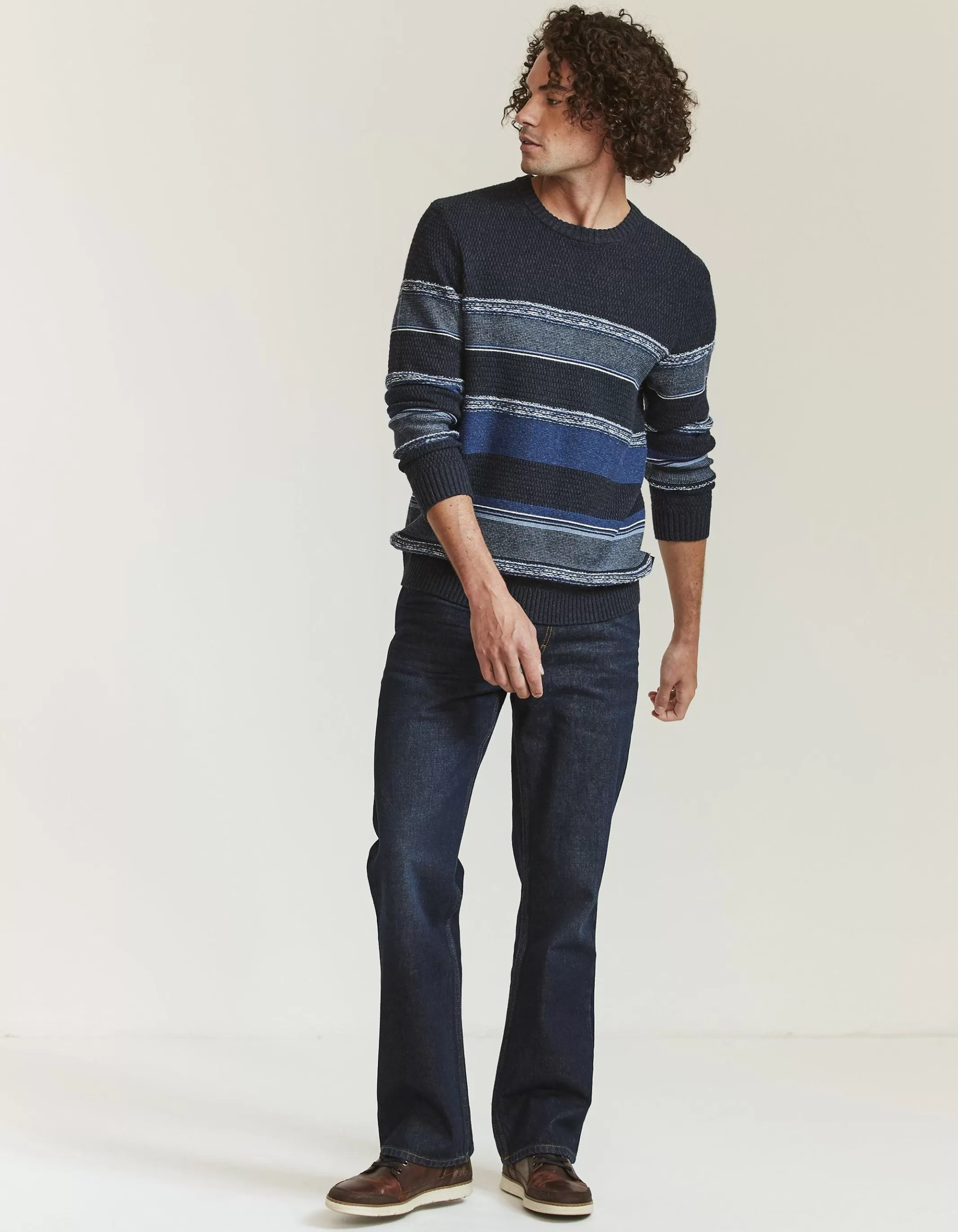 Cheap FatFace Bootcut Dark Vintage Wash Jeans Denim