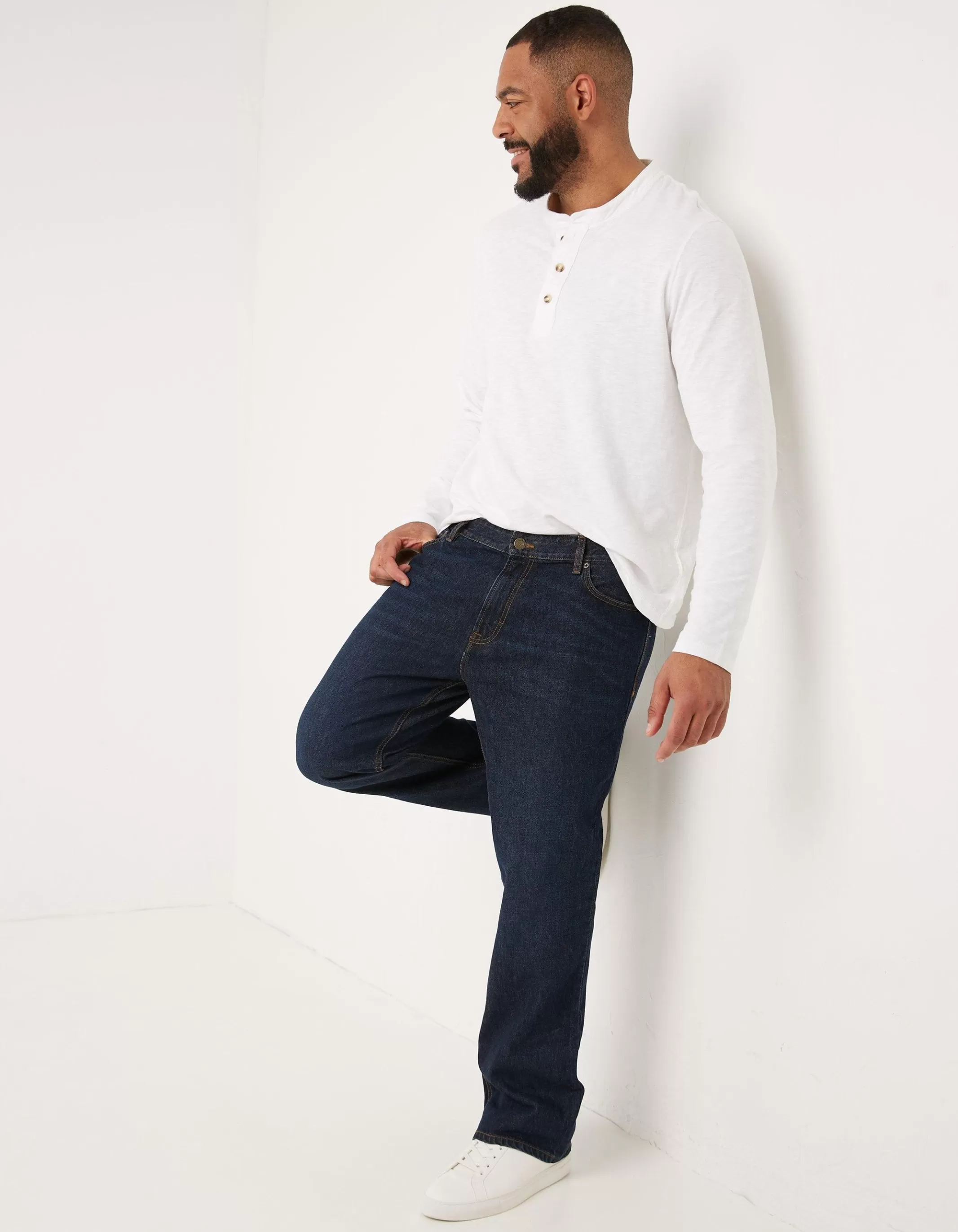 Cheap FatFace Bootcut Dark Vintage Wash Jeans Denim