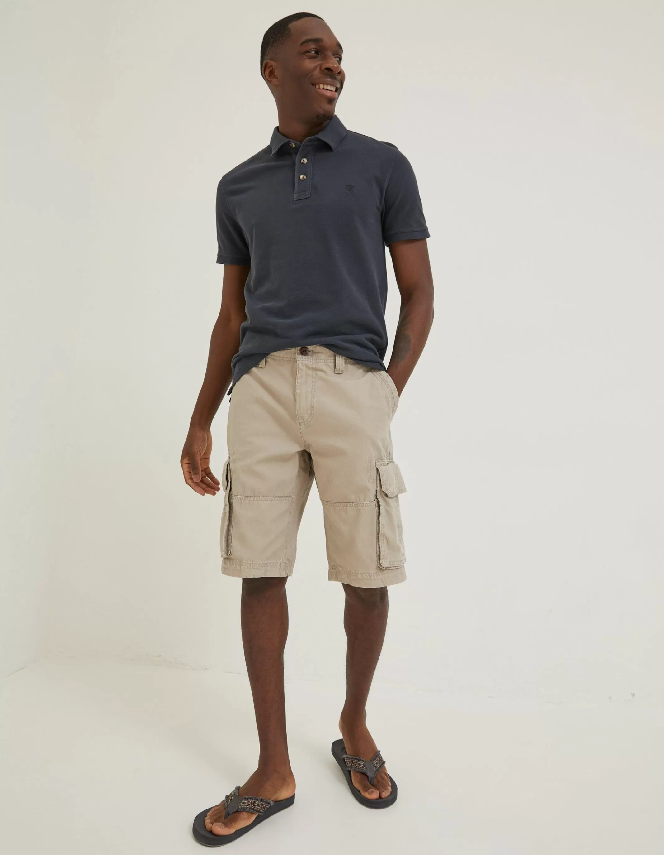 Flash Sale FatFace Breakyard Cargo Shorts Light Stone