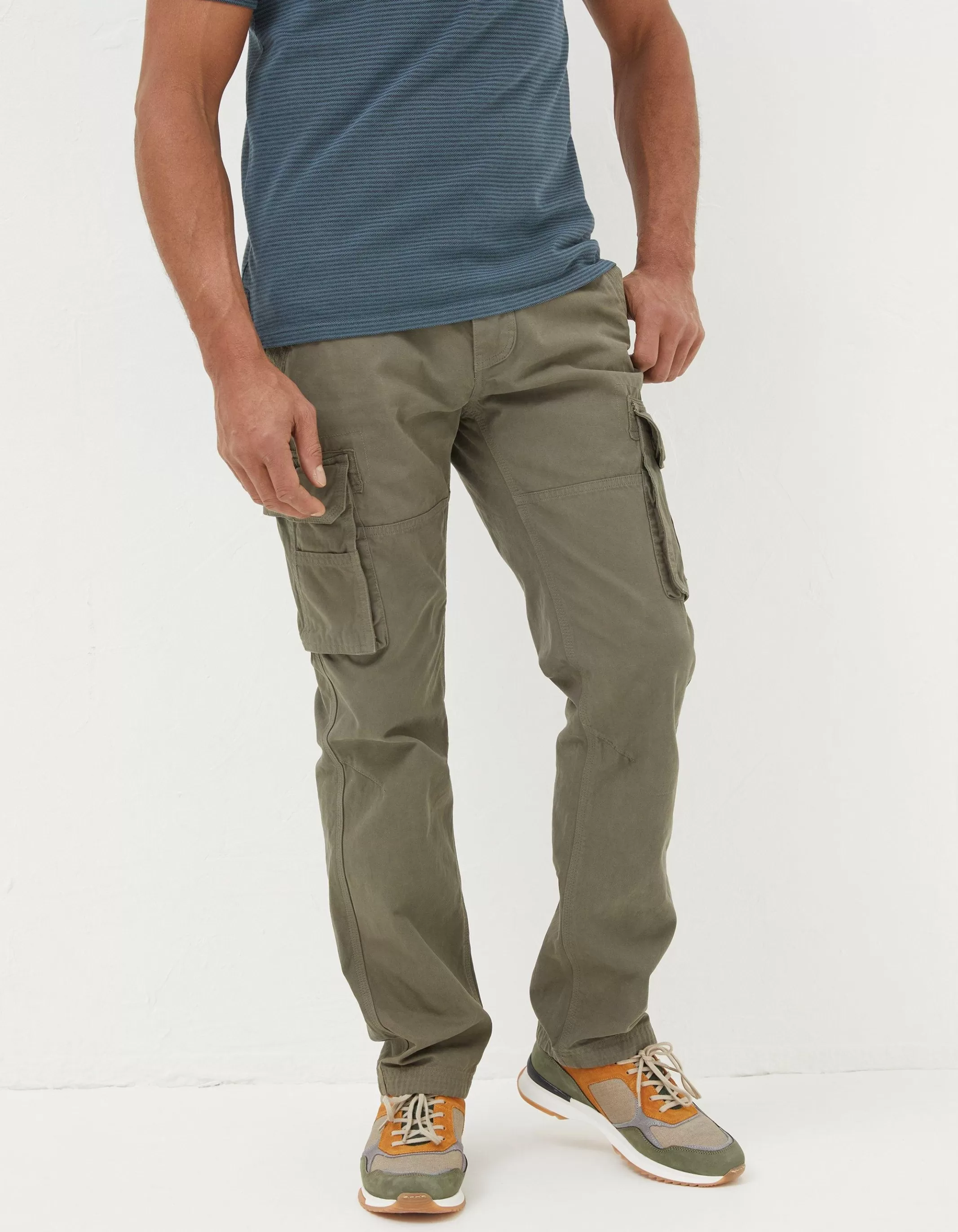 Flash Sale FatFace Breakyard Cargo Trousers Olive Green