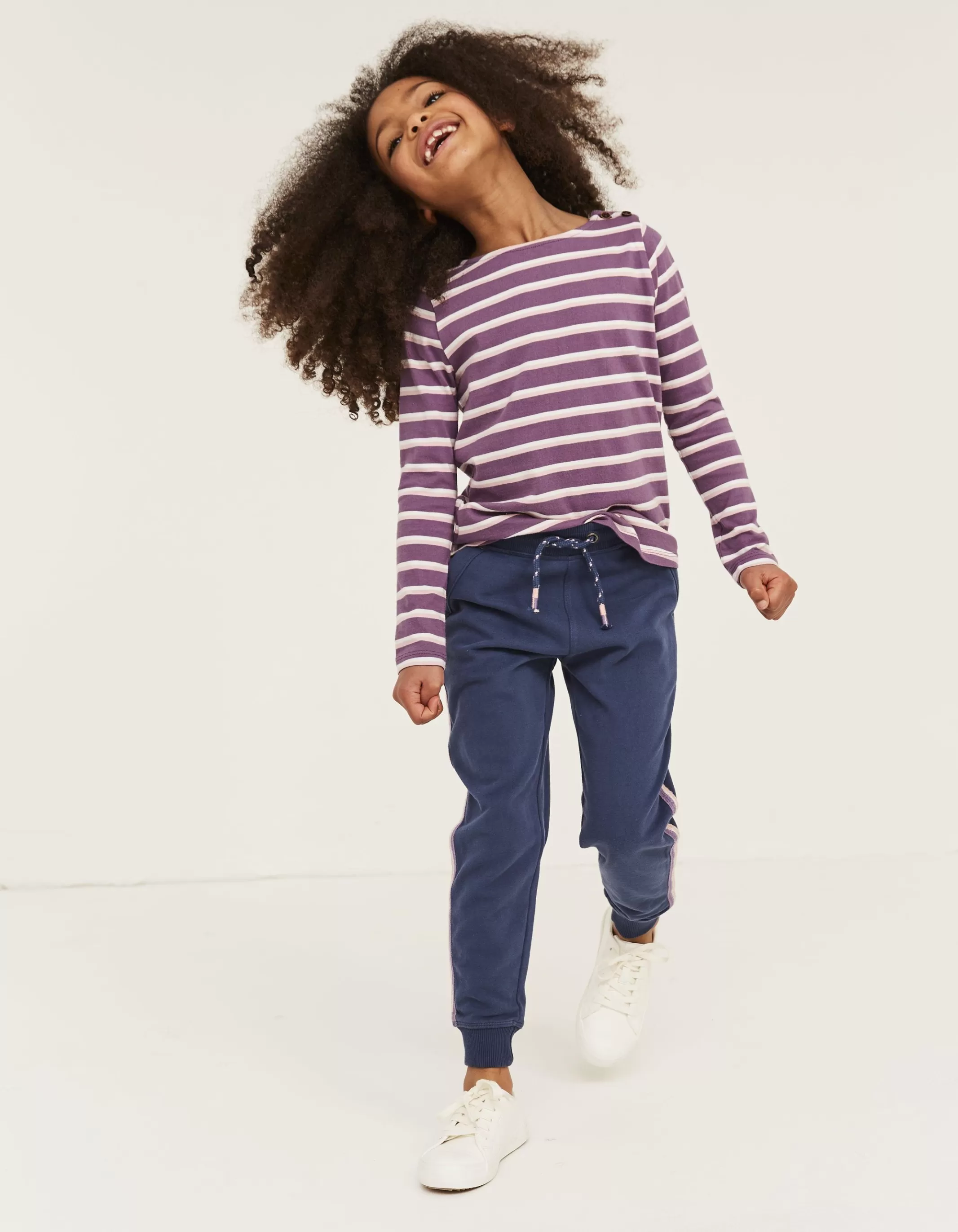 Cheap FatFace Breton T-Shirt Sweet Pea