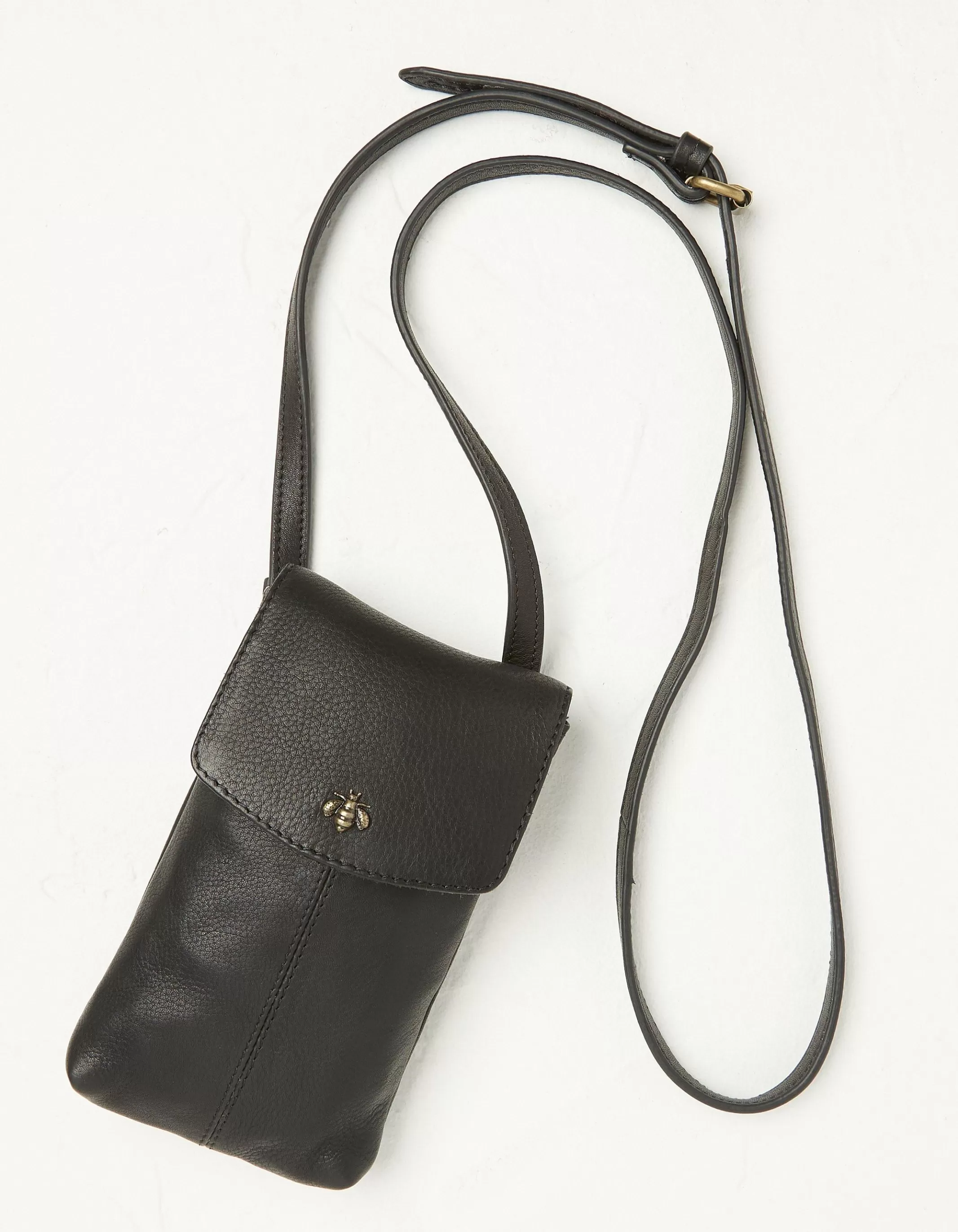 Cheap FatFace Bronte Bee Phone Bag Black