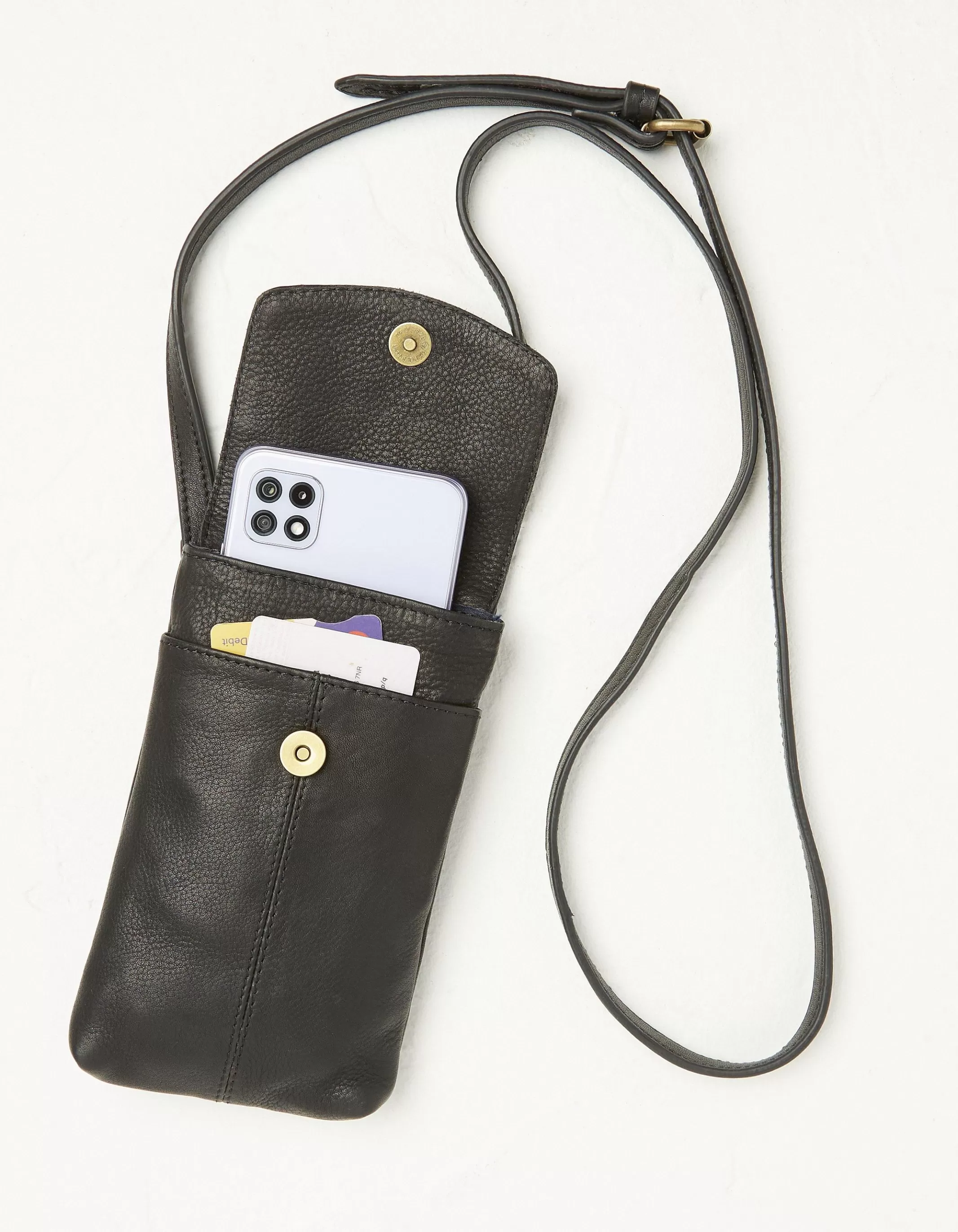 Cheap FatFace Bronte Bee Phone Bag Black