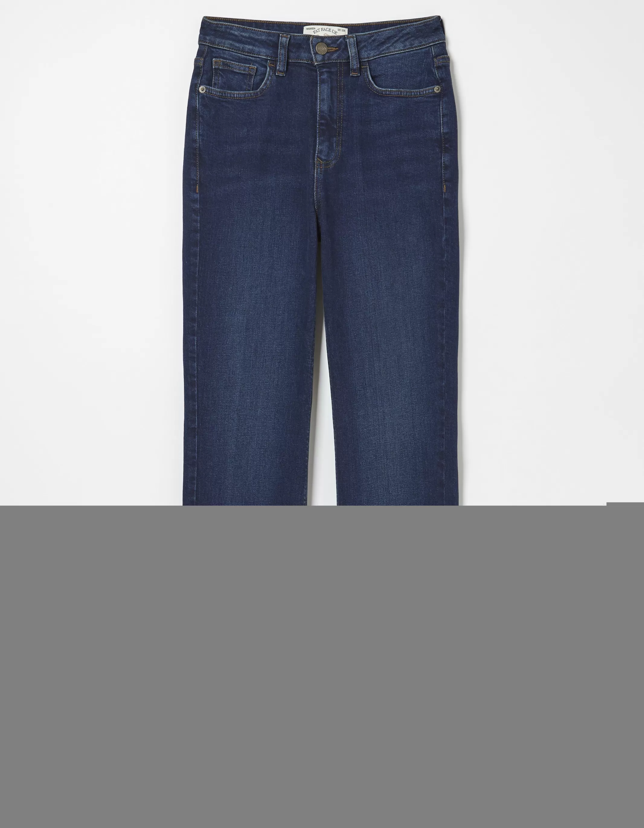 New FatFace Brooke Bootcut Jeans Dark Denim Blue