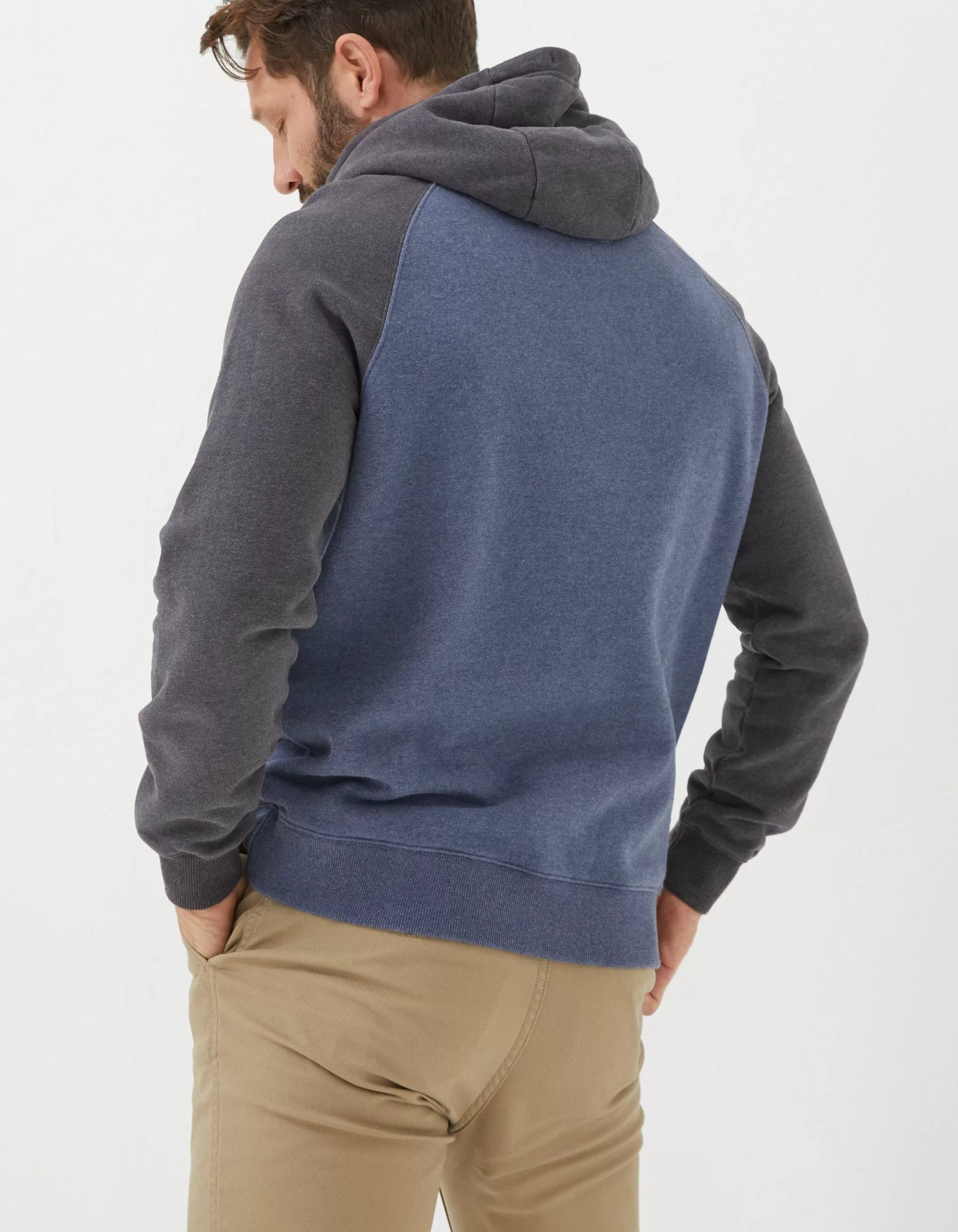Flash Sale FatFace Brooke Cut And Sew Hoodie Charcoal Marl