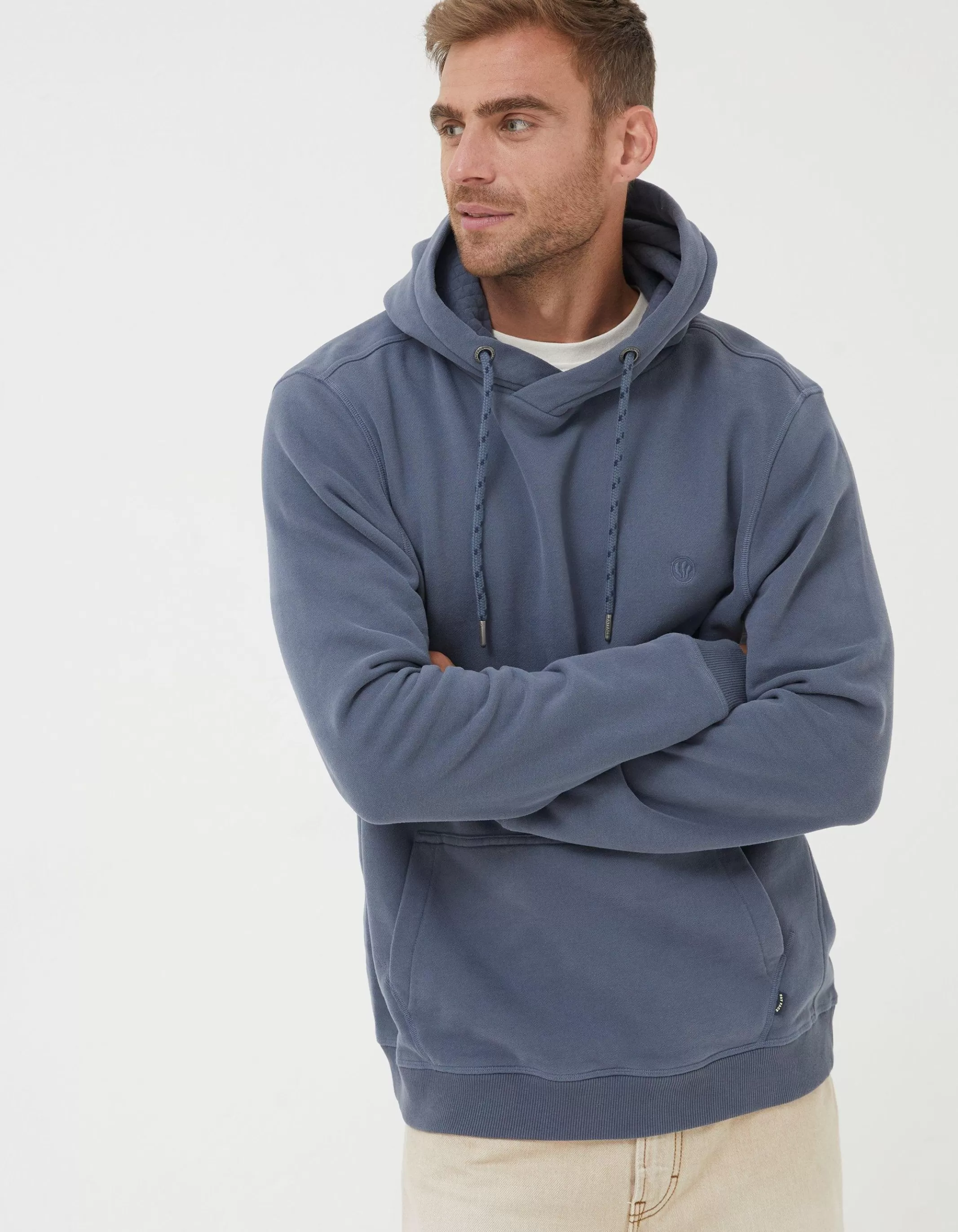 Flash Sale FatFace Brooke Hoodie Dusky Blue