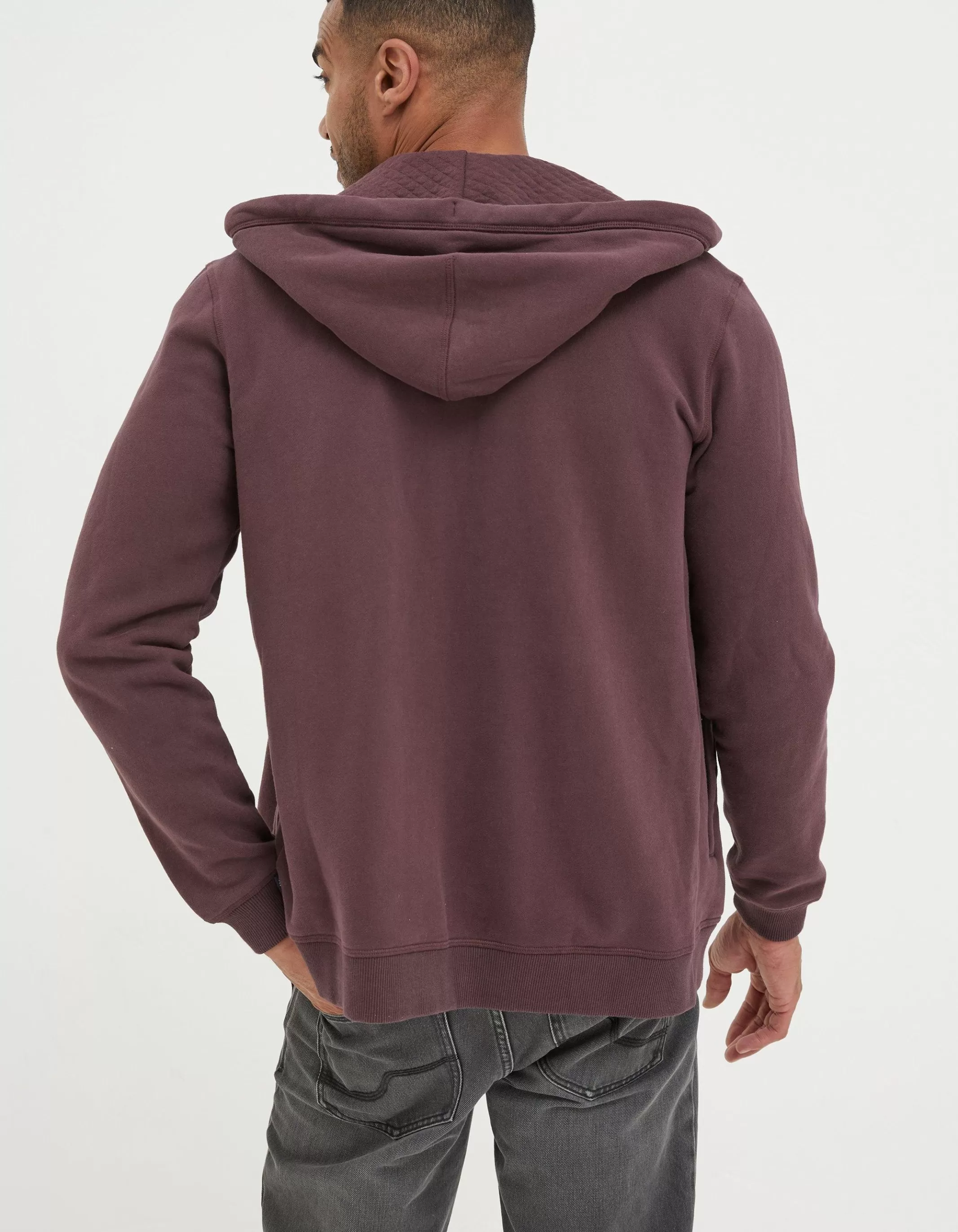 Cheap FatFace Brooke Zip Through Hoodie Plum