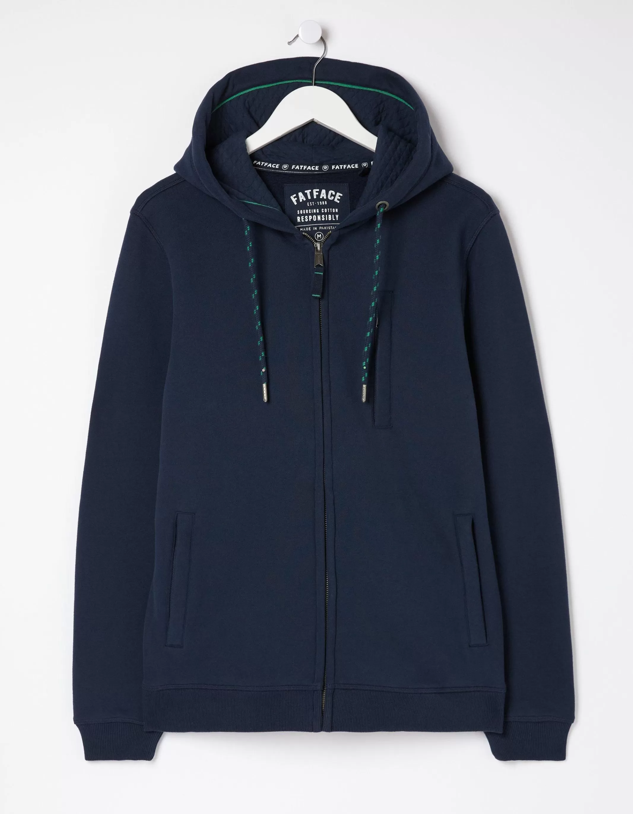 Cheap FatFace Brooke Zip Through Hoodie Navy