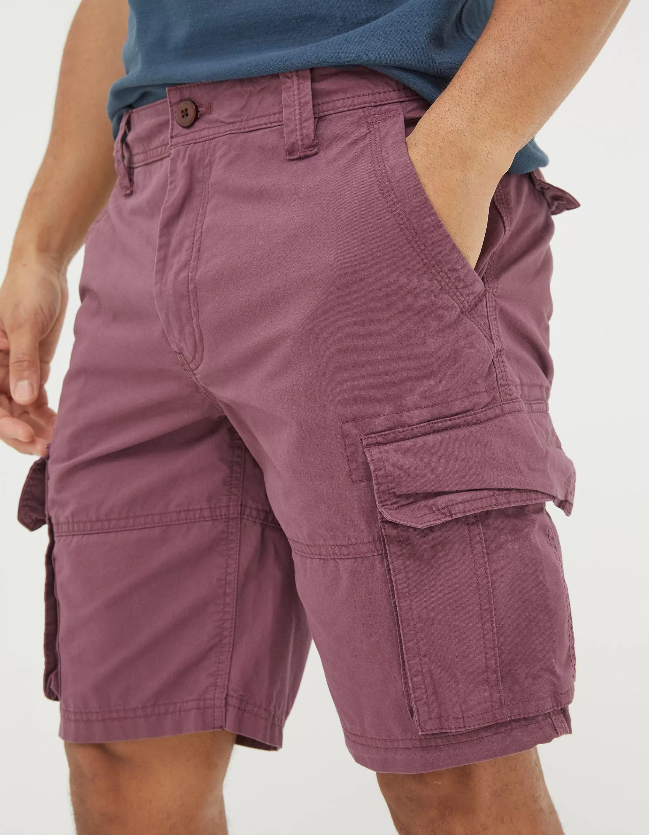 Online FatFace Bude Lightweight Cargo Shorts Washed Purple