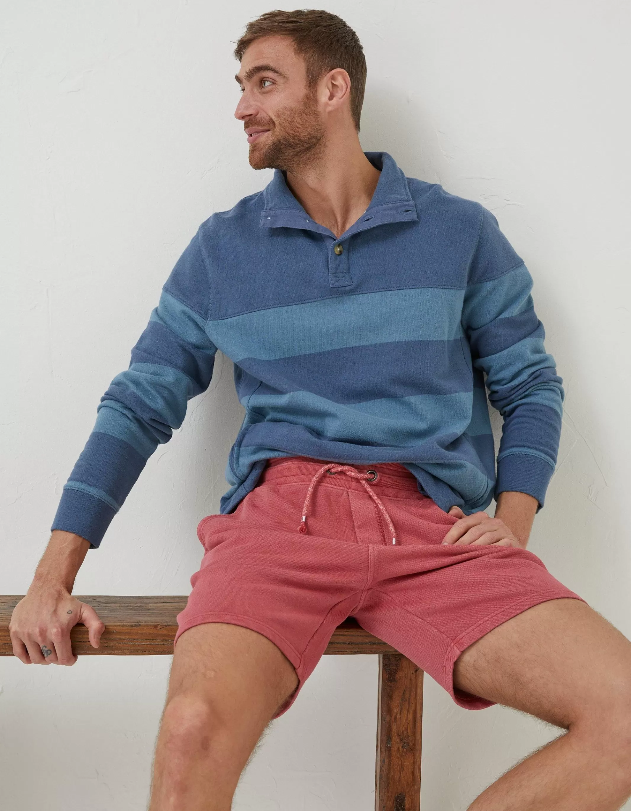 Fashion FatFace Cambourne Sweat Shorts Rose Pink