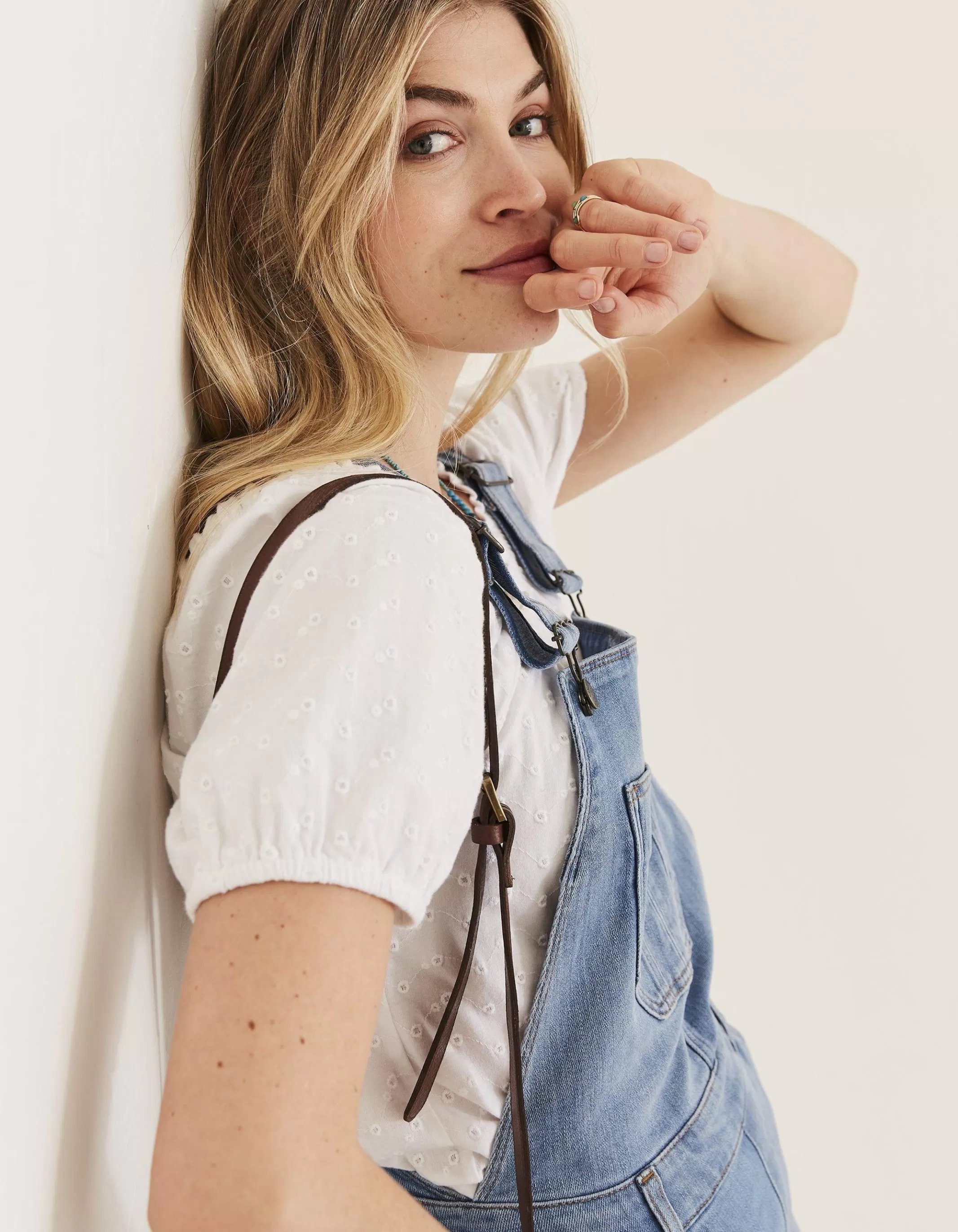 Clearance FatFace Clayton Dungarees Light Wash