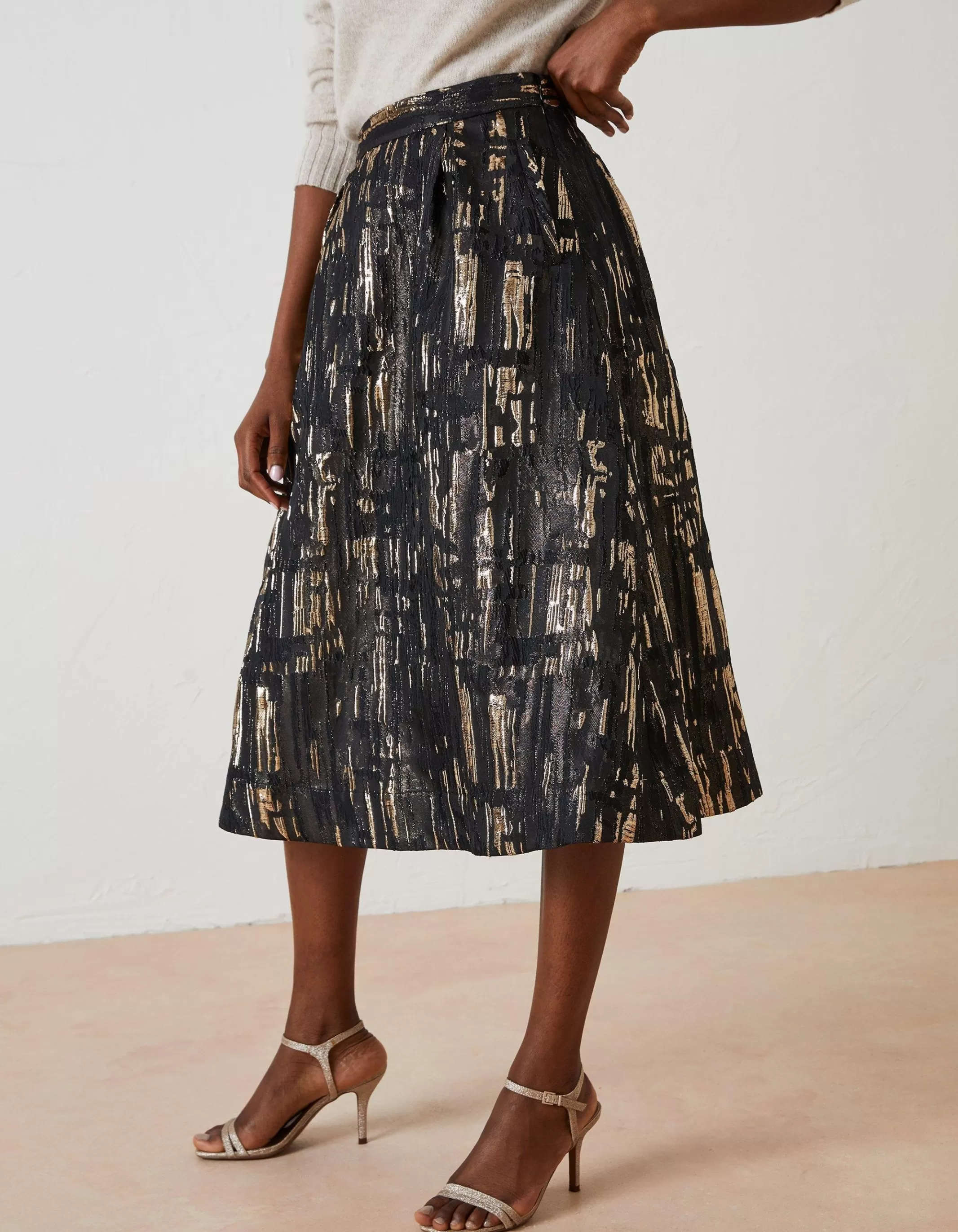 Flash Sale FatFace Cleo Jacquard Skirt Black