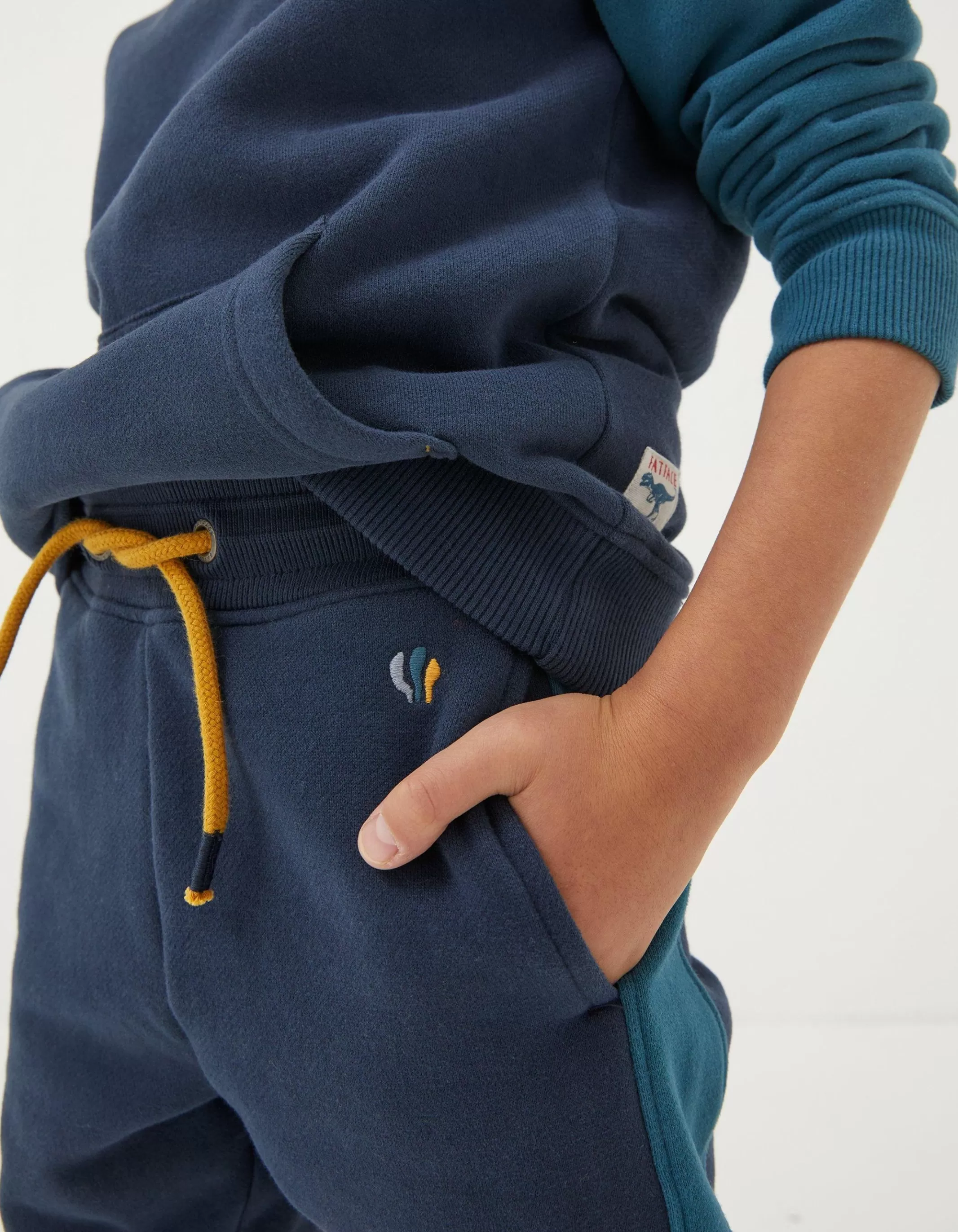 Flash Sale FatFace Colour Block Joggers Navy