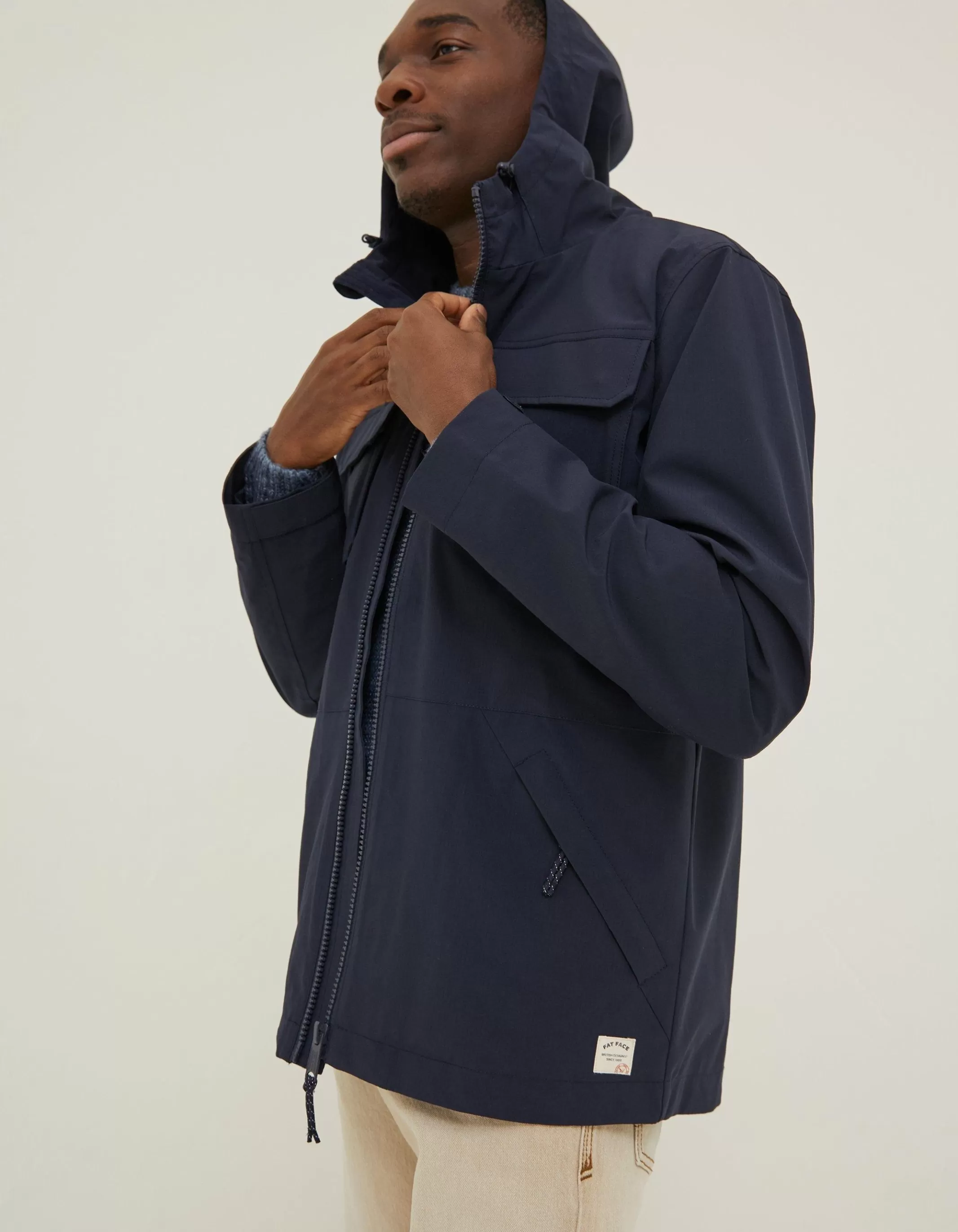 Hot FatFace Coniston Cagoule Navy